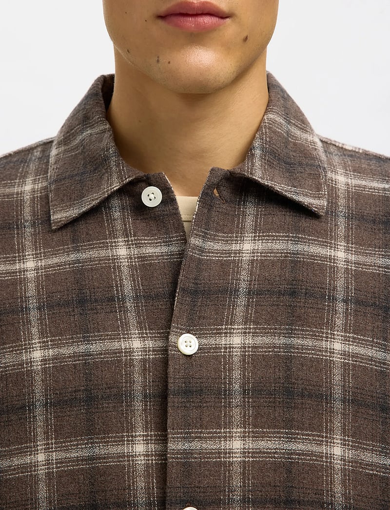 Selected - SLHRLXEDWIN CHECK LIGHT OVERSHIRT - checkered shirts - delicioso - 4
