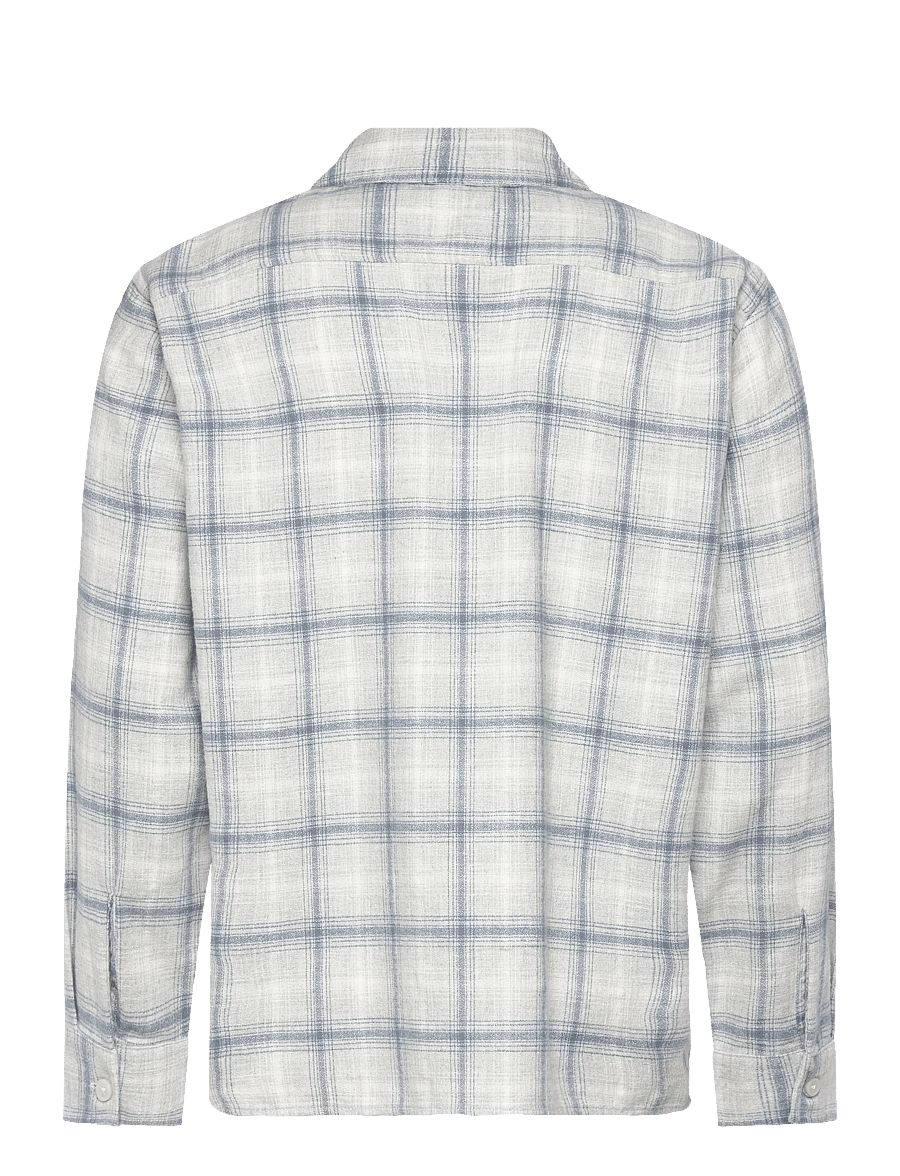 Selected - SLHRLXEDWIN CHECK LIGHT OVERSHIRT - light grey melange - 1