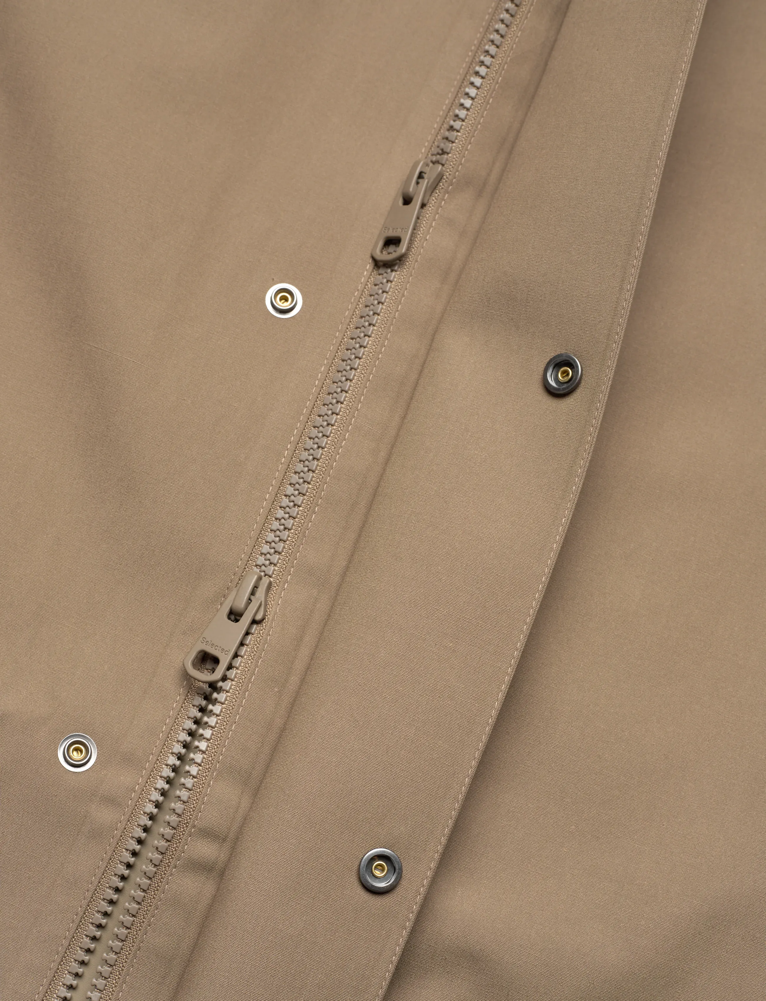 Selected - SLHBYRON TECH COAT #S - lietpalčiai - caribou - 4