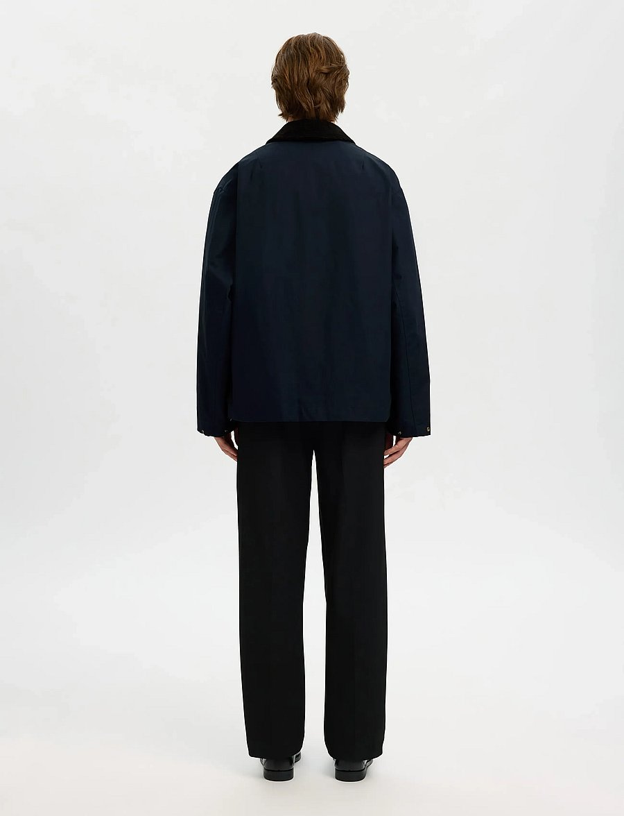 Selected - SLHKYLE COTTON JKT NOOS - herbstjacken - sky captain - 2
