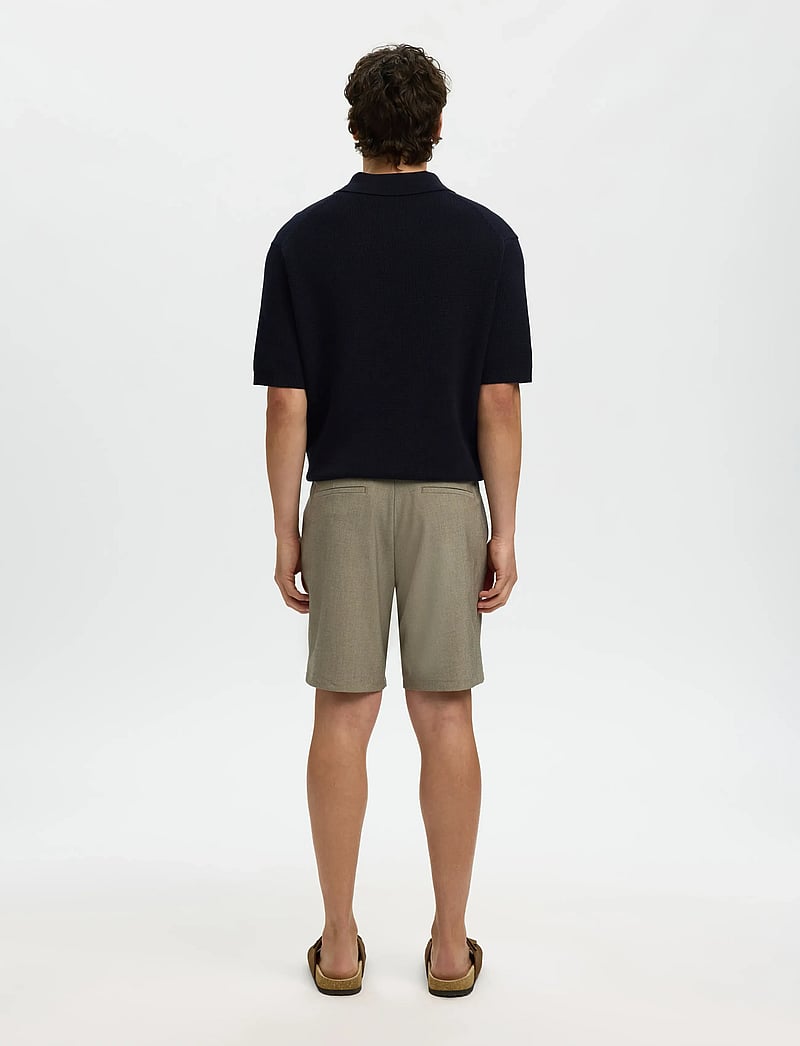Selected - SLHDANE SS KNIT RELAXED POLO NOOS - kootud polosärgid - sky captain - 2