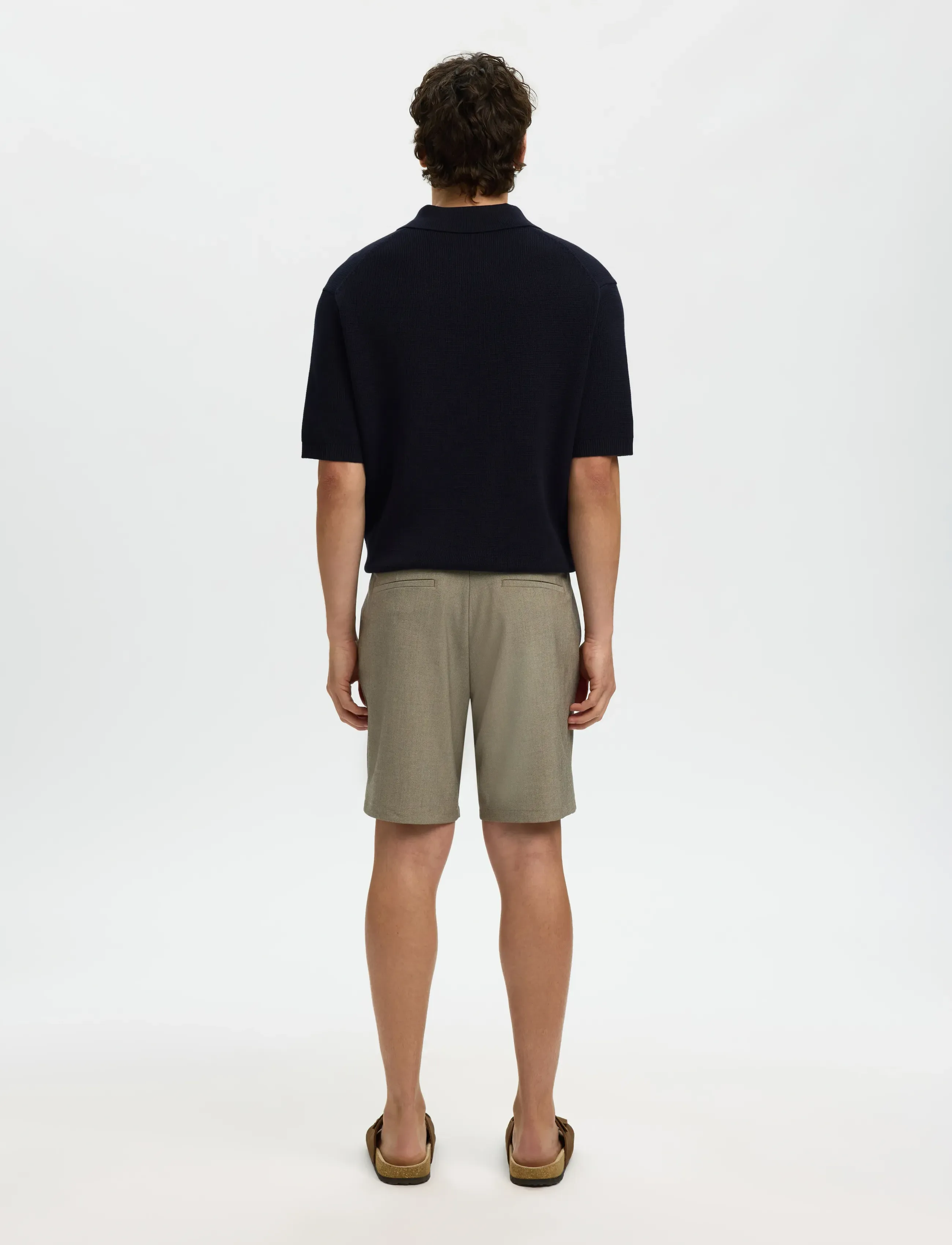 Selected - SLHDANE SS KNIT RELAXED POLO NOOS - knitted polos - sky captain - 2