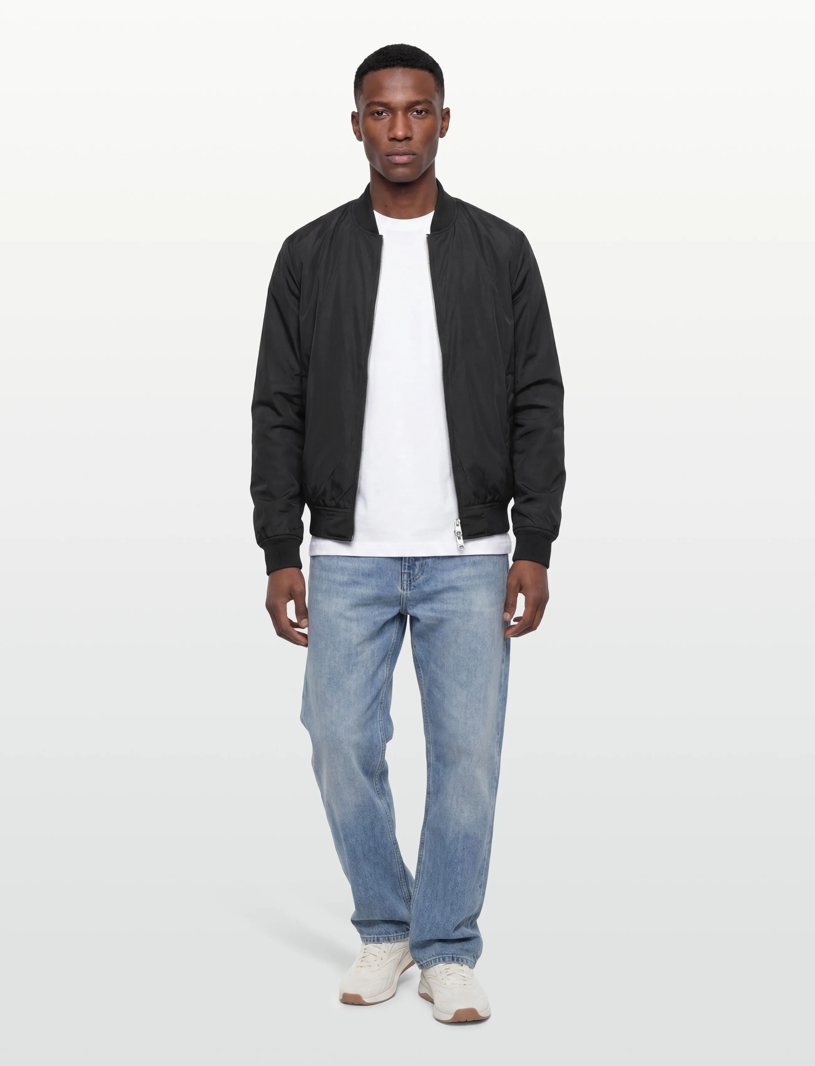 Selected SLHCHRIS BOMBER JKT #S - Clothing - BLACK / black