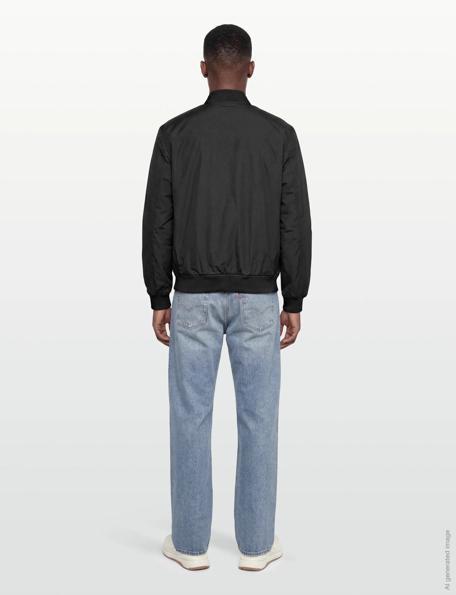 Selected - SLHCHRIS BOMBER JKT #S - forårsjakker - black - 4