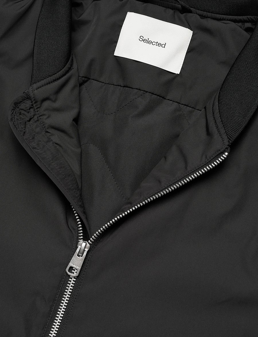 Selected - SLHCHRIS BOMBER JKT #S - forårsjakker - black - 5