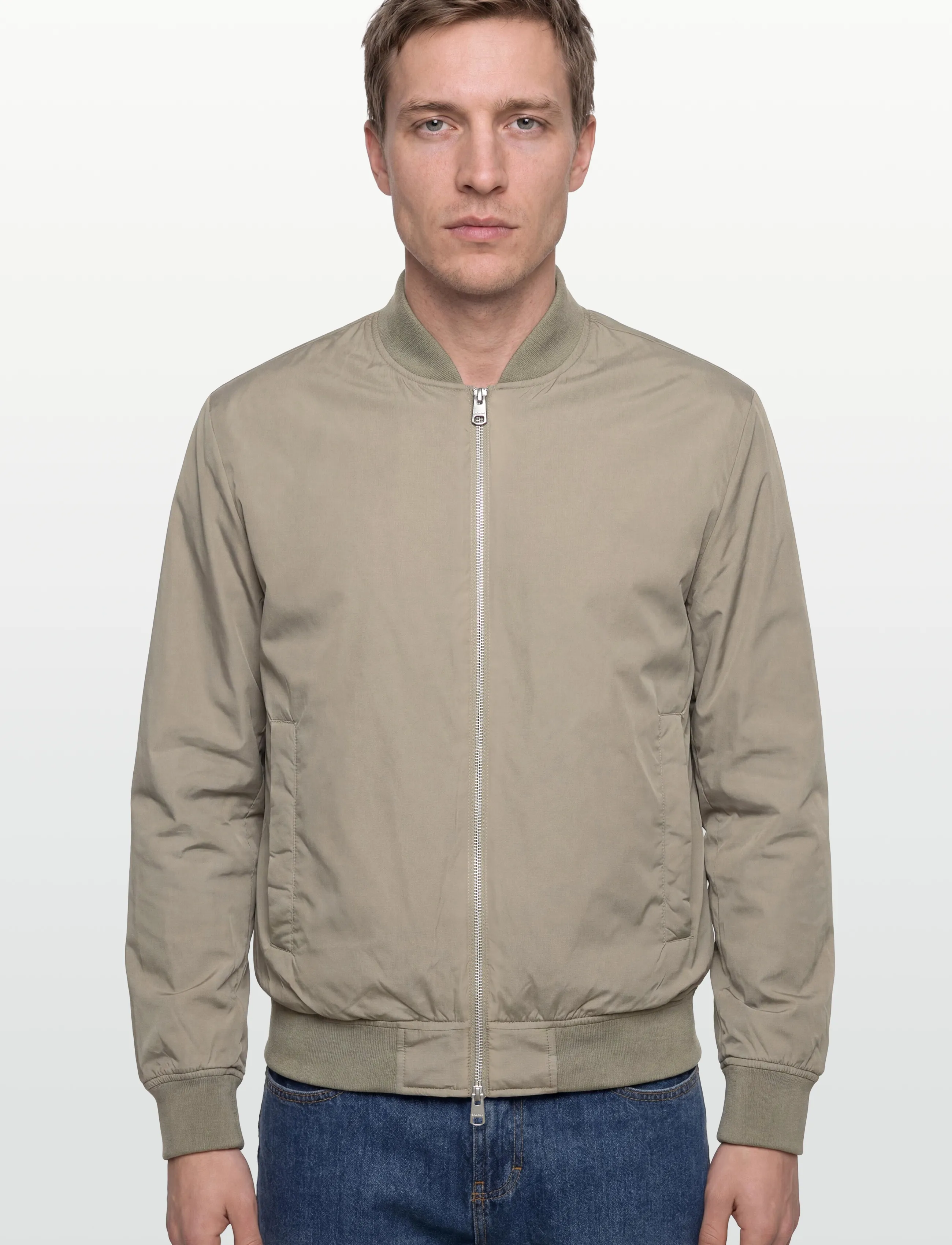 Selected - SLHCHRIS BOMBER JKT #S - kevadjoped - vetiver - 3