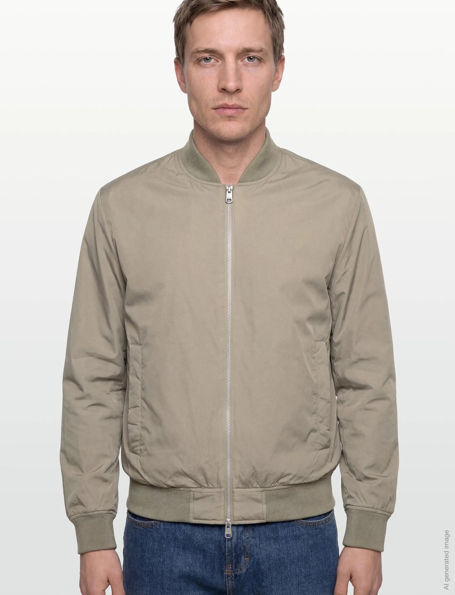 Selected - SLHCHRIS BOMBER JKT #S - kevadjoped - vetiver - 3