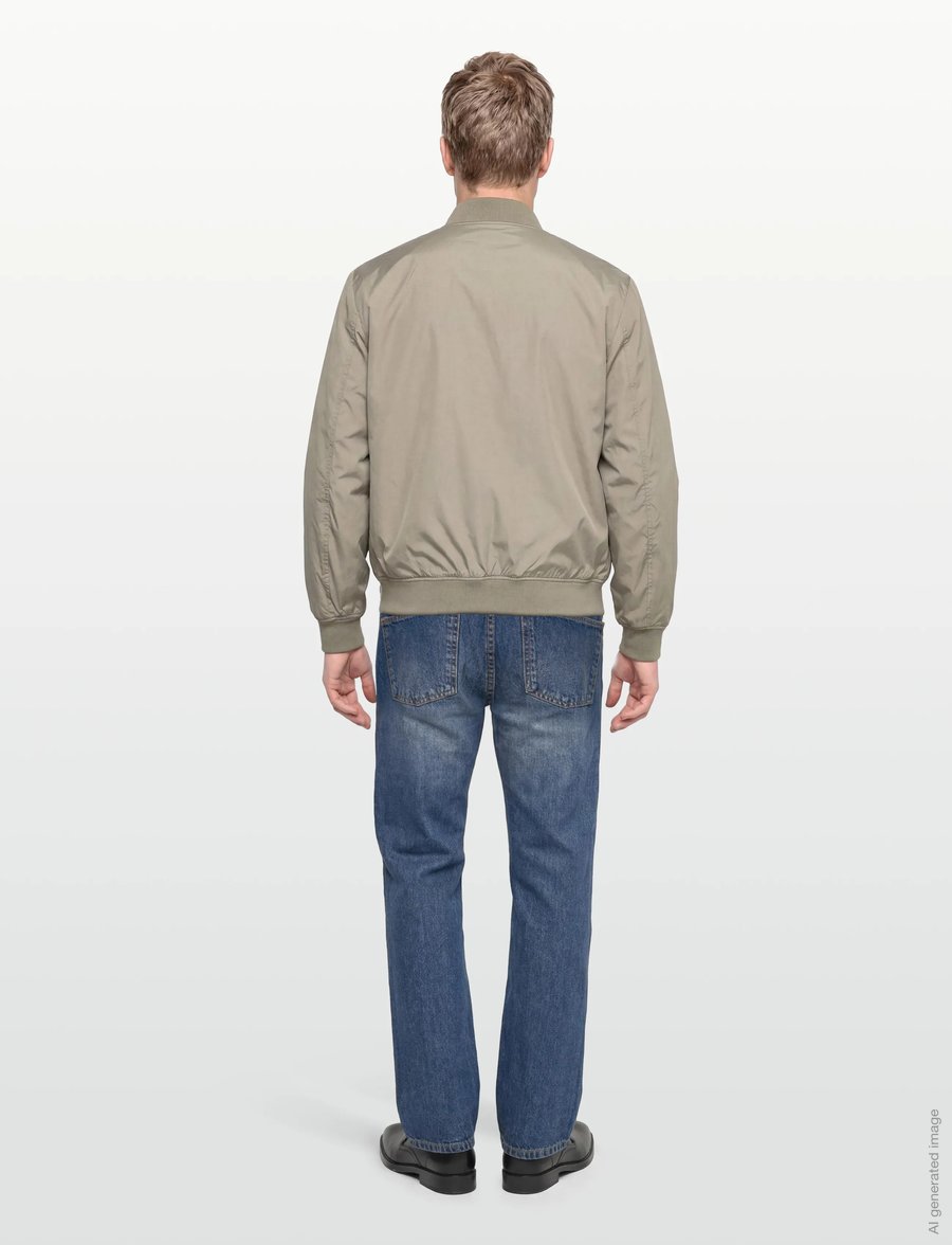 Selected - SLHCHRIS BOMBER JKT #S - kevadjoped - vetiver - 4