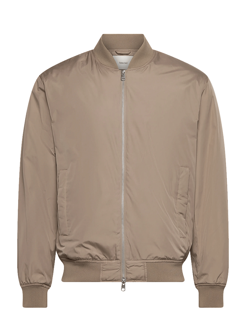 Selected - SLHCHRIS BOMBER JKT #S - kevadjoped - weathered teak - 0