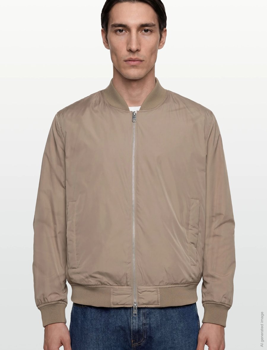 Selected - SLHCHRIS BOMBER JKT #S - forårsjakker - weathered teak - 3