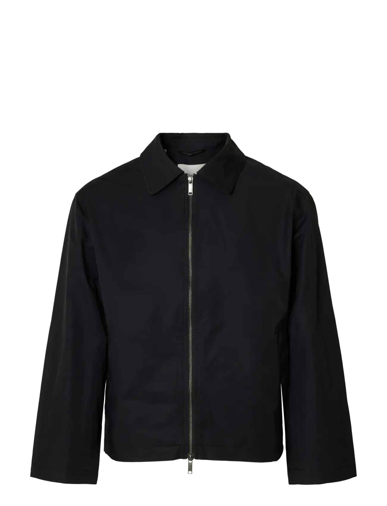 Selected SLHCEDRIC UNPADDED BLOUSON - Light Jackets - BLACK / black