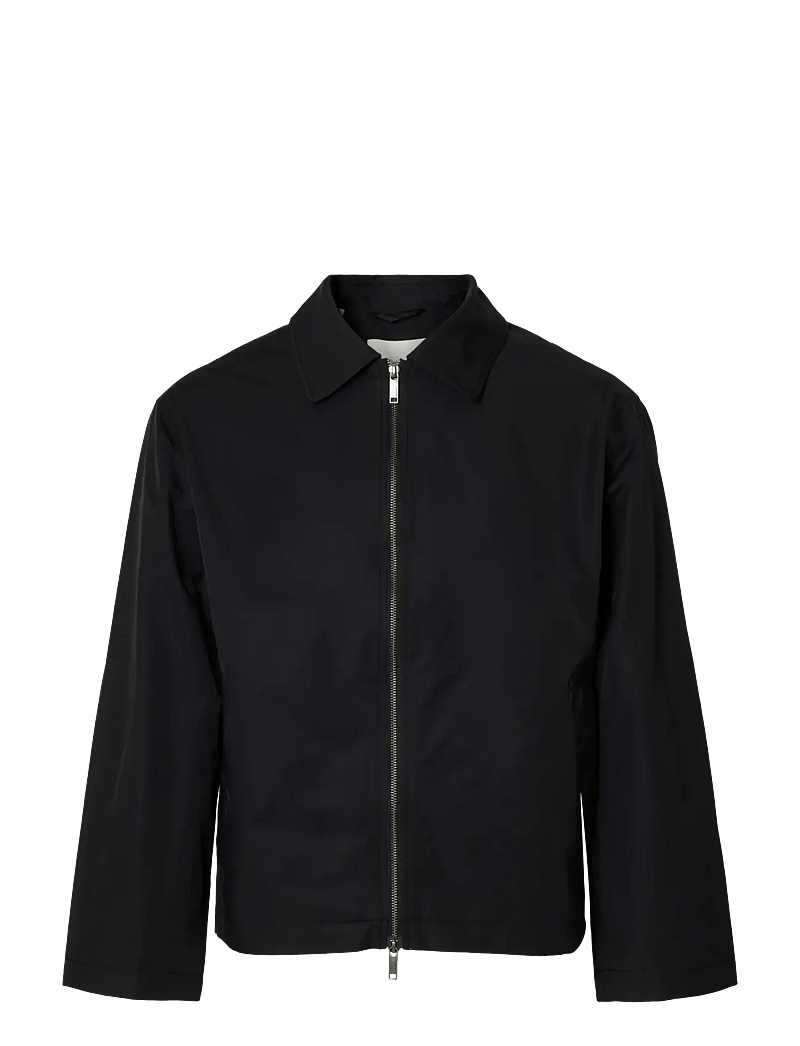 Selected - SLHCEDRIC UNPADDED BLOUSON - kevadjoped - black - 1