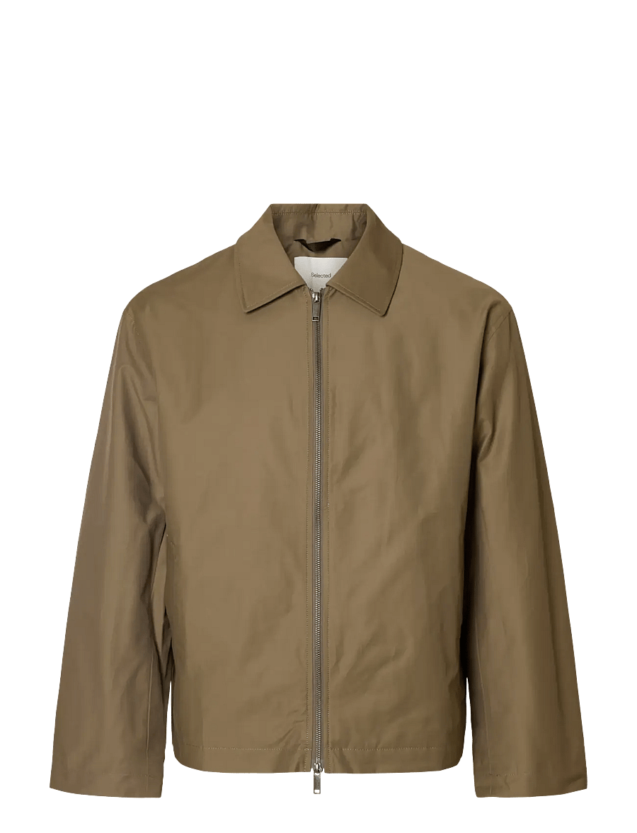 Selected - SLHCEDRIC UNPADDED BLOUSON - forårsjakker - caribou - 1