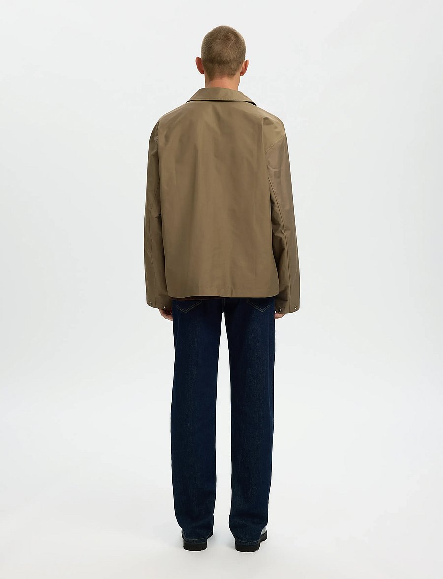 Selected - SLHCEDRIC UNPADDED BLOUSON - forårsjakker - caribou - 2