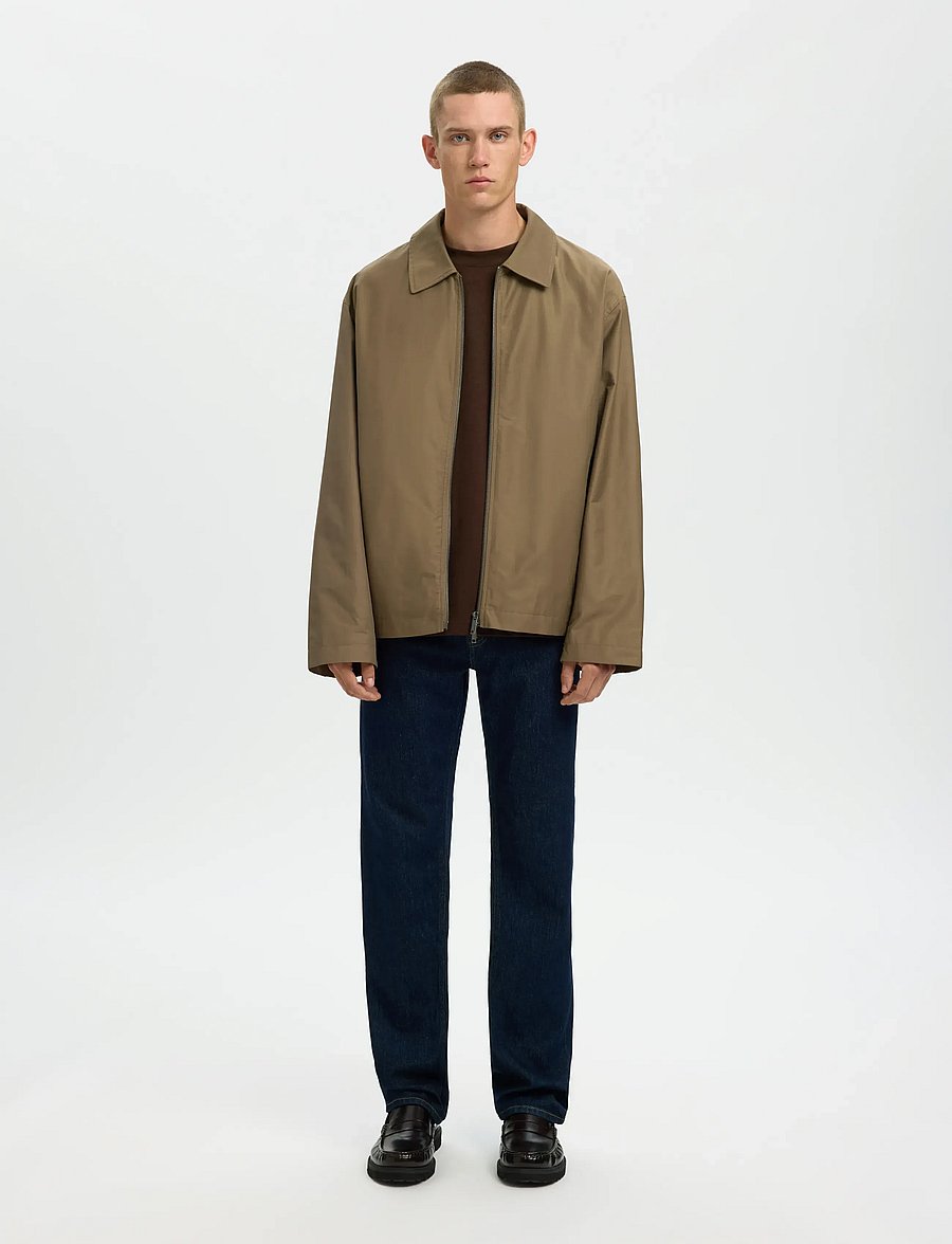 Selected - SLHCEDRIC UNPADDED BLOUSON - forårsjakker - caribou - 3