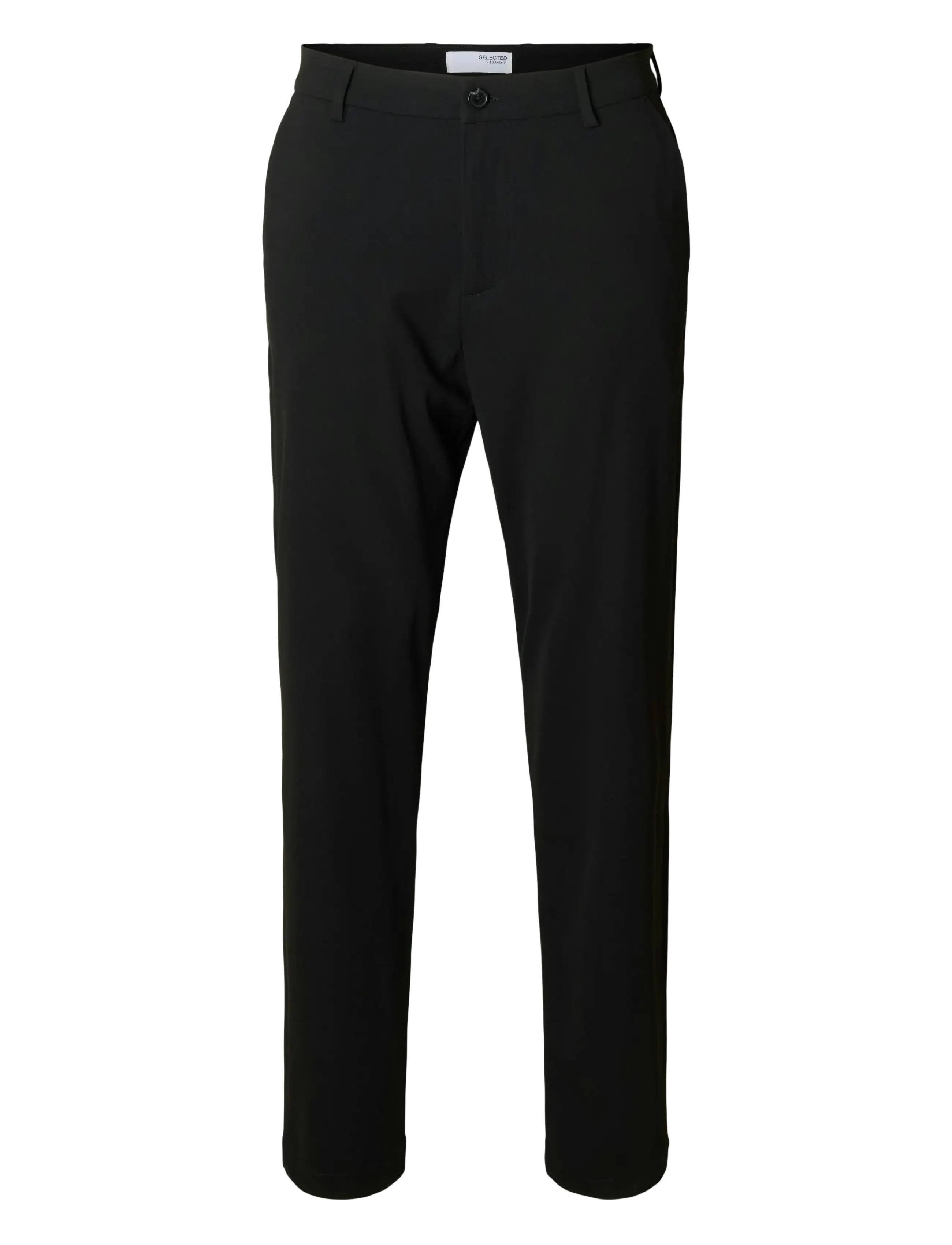Selected SLH172-SLIM TAPE LORENT FLEX PANTS NOOS - Selected - BLACK / black