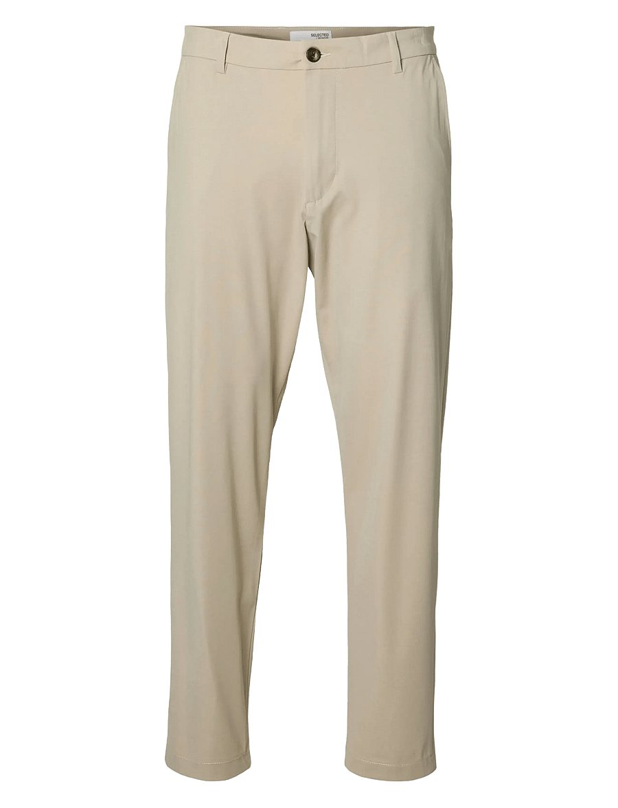 Selected - SLH172-SLIM TAPE LORENT FLEX PANTS NOOS - habitbukser - pure cashmere - 1