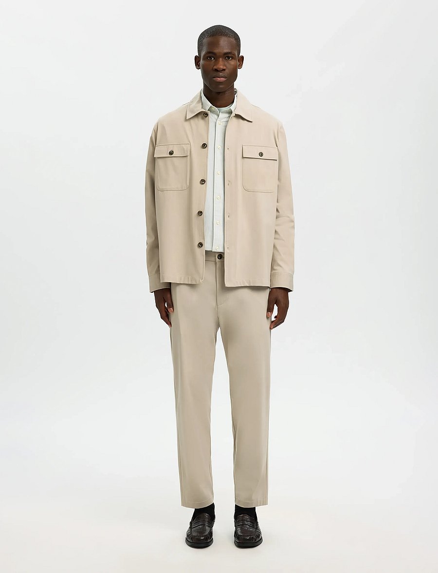 Selected - SLH172-SLIM TAPE LORENT FLEX PANTS NOOS - habitbukser - pure cashmere - 3