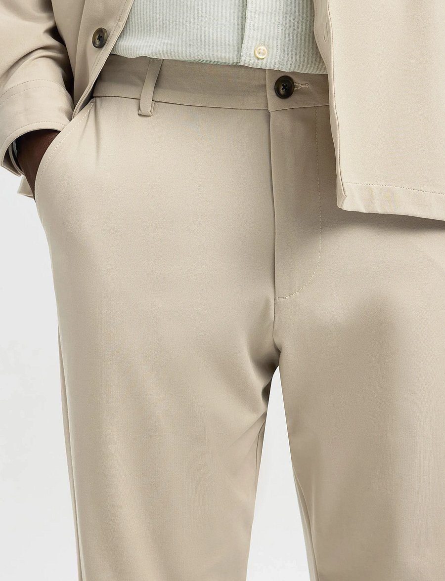 Selected - SLH172-SLIM TAPE LORENT FLEX PANTS NOOS - habitbukser - pure cashmere - 4