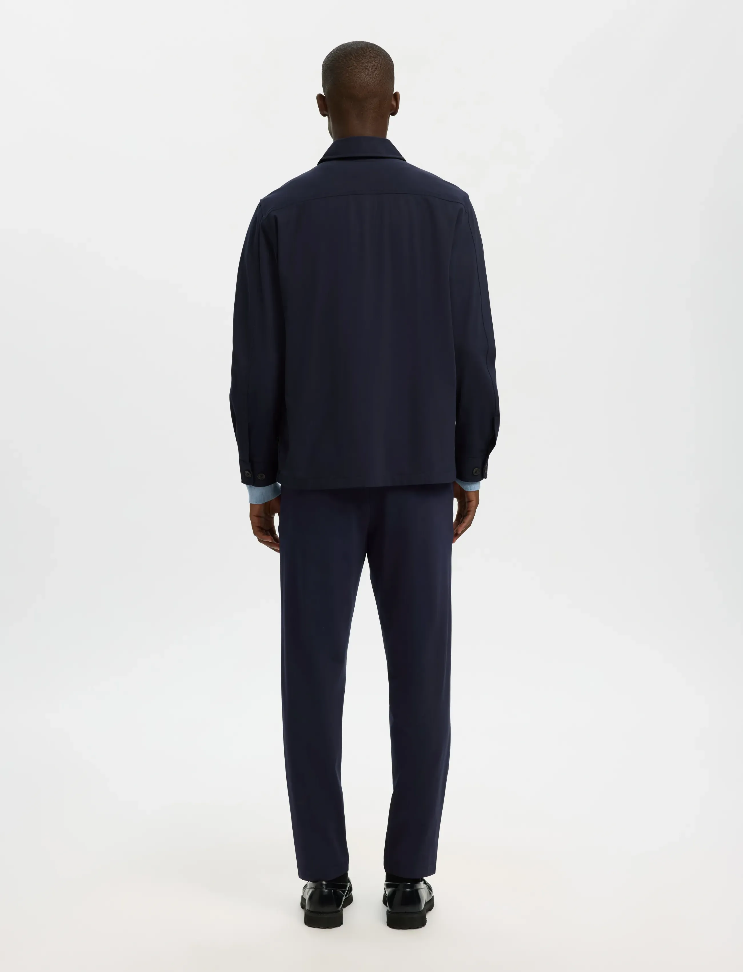 Selected - SLHREG LORENT BI-STRETCH OVERSHIRT NOOS - achetez selon l'occasion - dark sapphire - 2