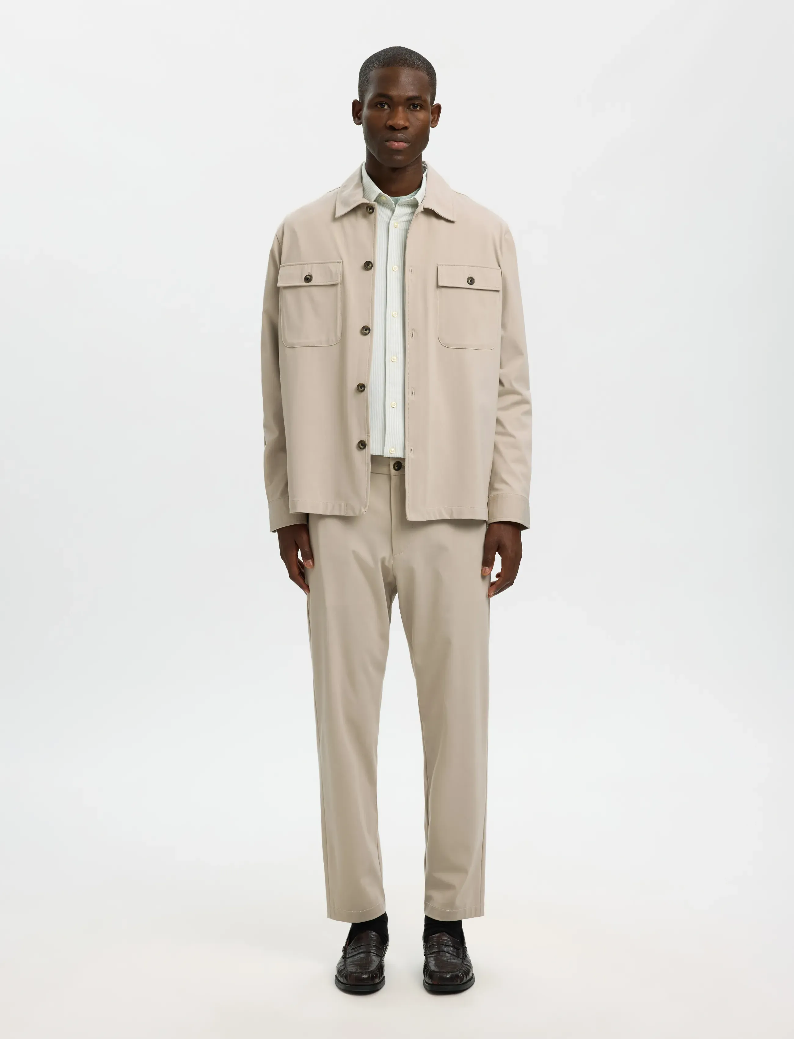Selected - SLHREG LORENT BI-STRETCH OVERSHIRT NOOS - shop efter anledning - pure cashmere - 3
