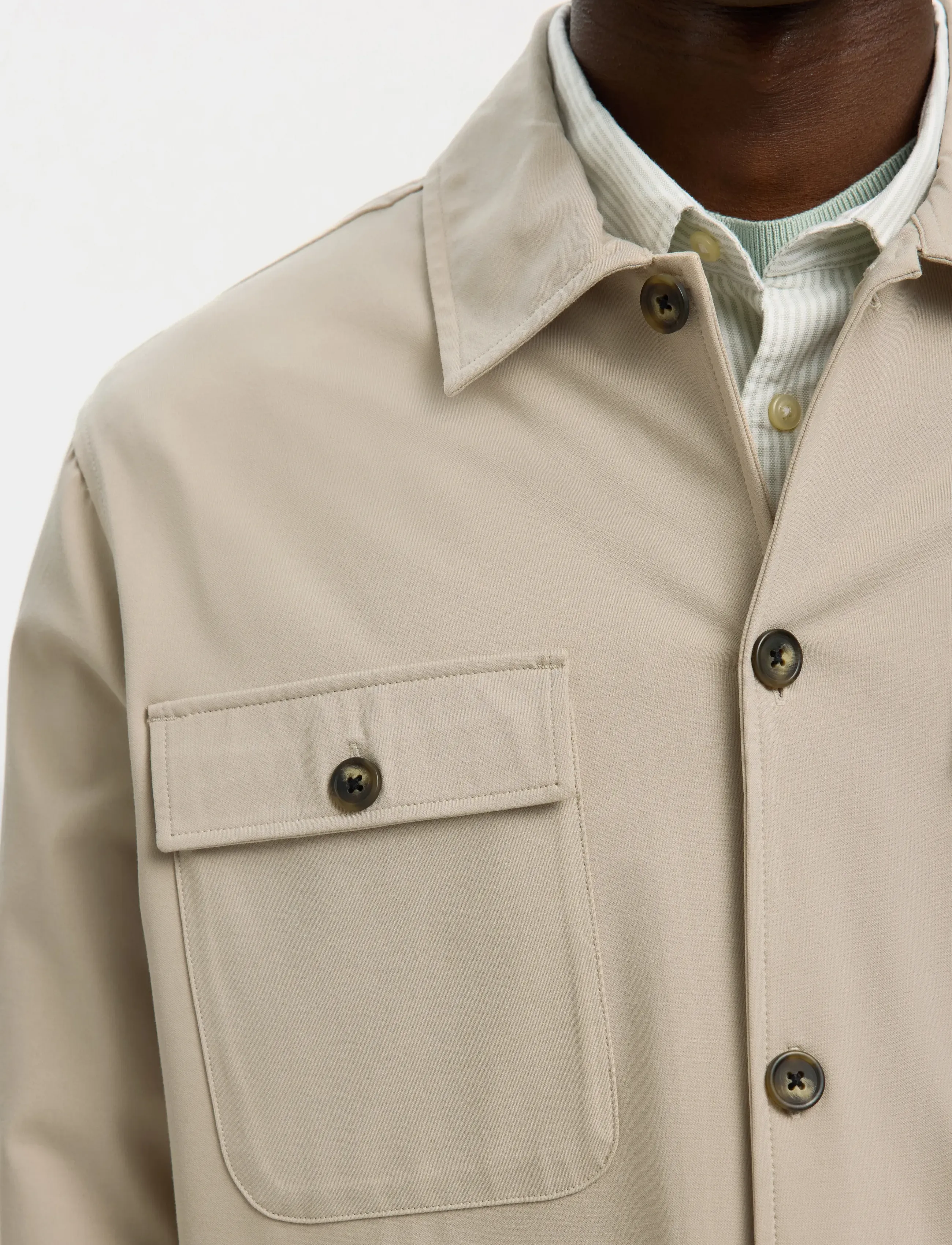 Selected - SLHREG LORENT BI-STRETCH OVERSHIRT NOOS - shop efter anledning - pure cashmere - 4