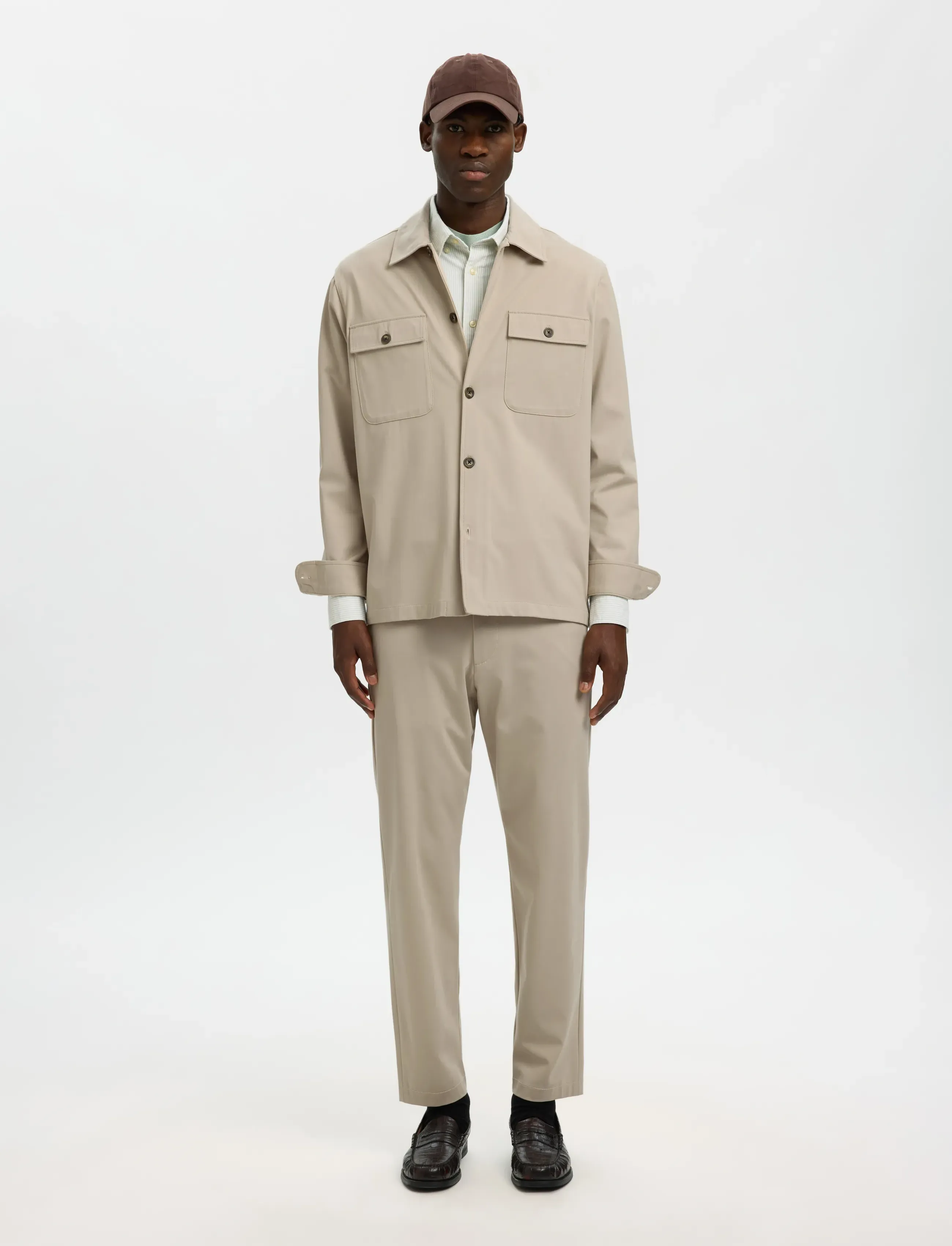 Selected - SLHREG LORENT BI-STRETCH OVERSHIRT NOOS - shop efter anledning - pure cashmere - 5
