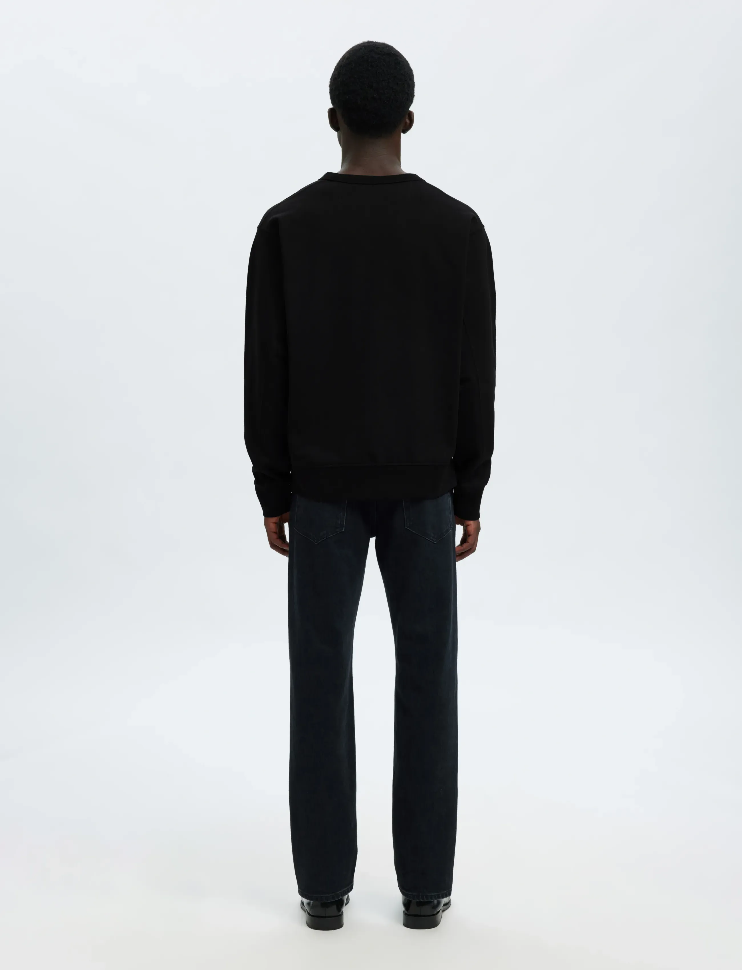 Selected - SLHRELAXLUKE LS SWEAT CREW NECK NOOS - shop efter anledning - black - 2