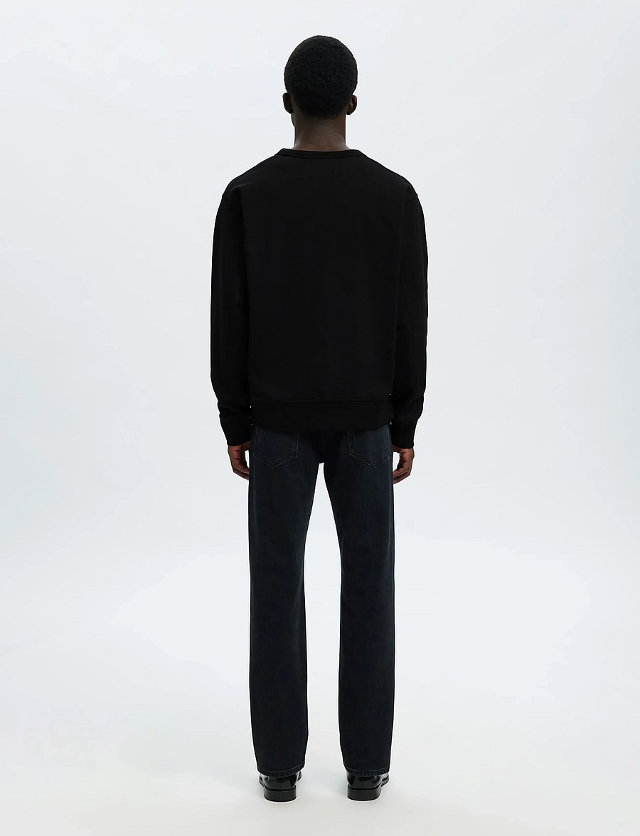 Selected - SLHRELAXLUKE LS SWEAT CREW NECK NOOS - shop efter anledning - black - 2