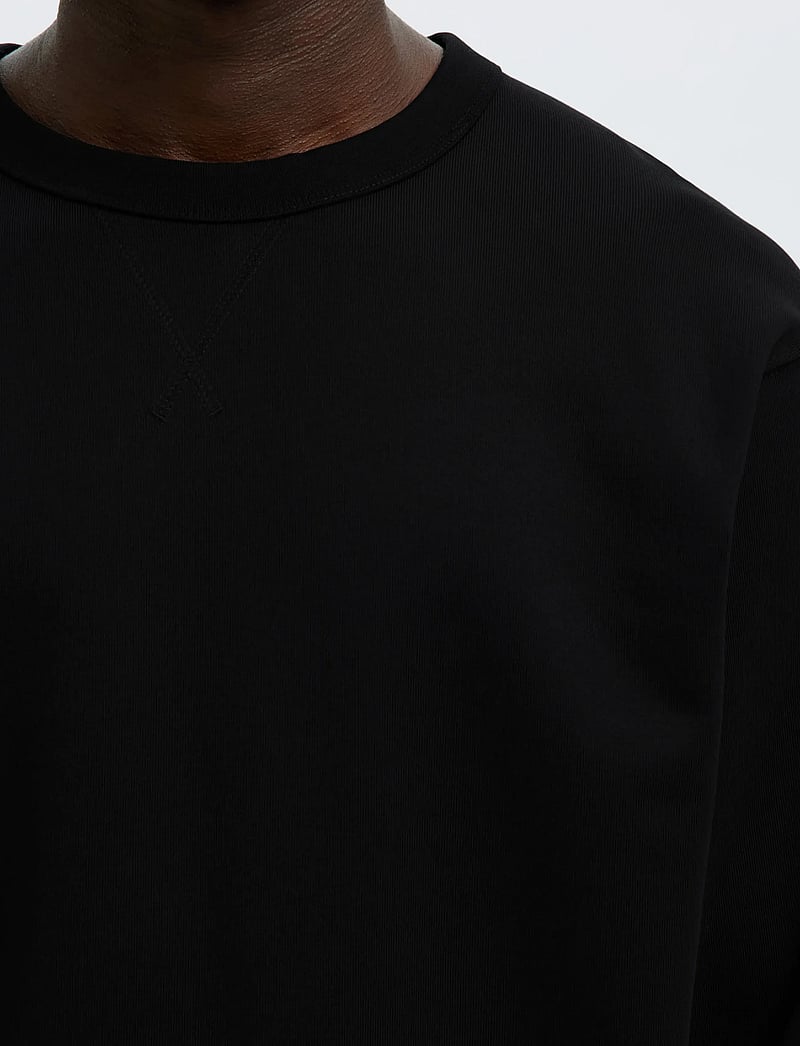 Selected - SLHRELAXLUKE LS SWEAT CREW NECK NOOS - sweats - black - 4