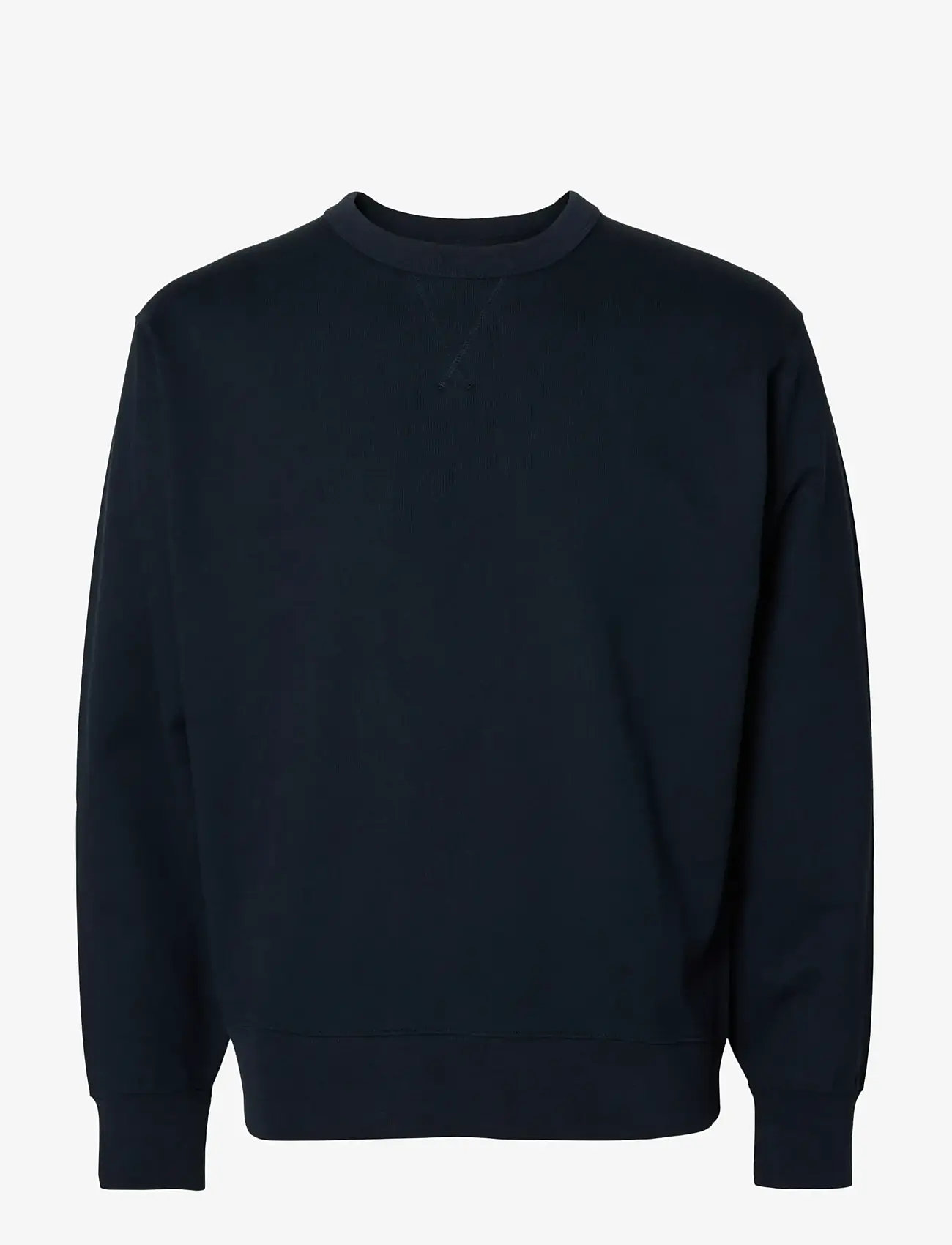Selected - SLHRELAXLUKE LS SWEAT CREW NECK NOOS - kollektioner - dark sapphire - 1