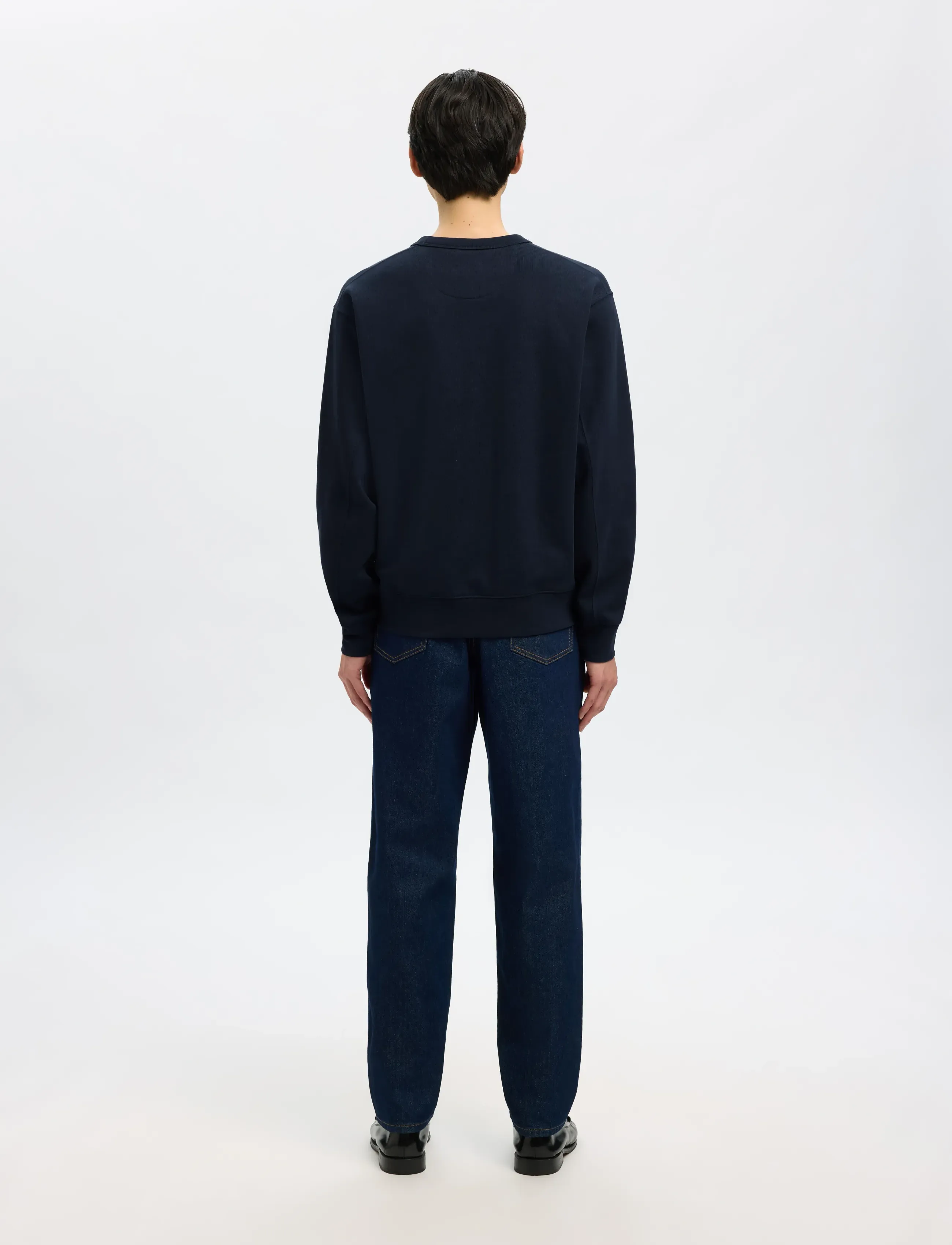 Selected - SLMRELAXLUKE LS SWEAT CREW NECK NOOS - nach anlass kaufen - dark sapphire - 3