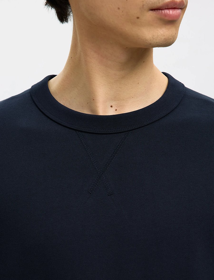 Selected - SLMRELAXLUKE LS SWEAT CREW NECK NOOS - nach anlass kaufen - dark sapphire - 5