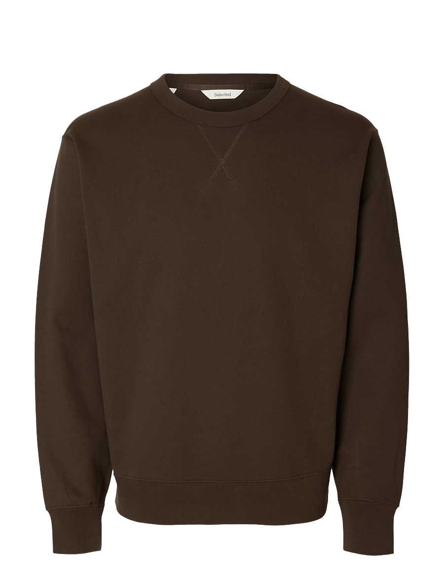 Selected - SLMRELAXLUKE LS SWEAT CREW NECK NOOS - shop efter anledning - delicioso - 1