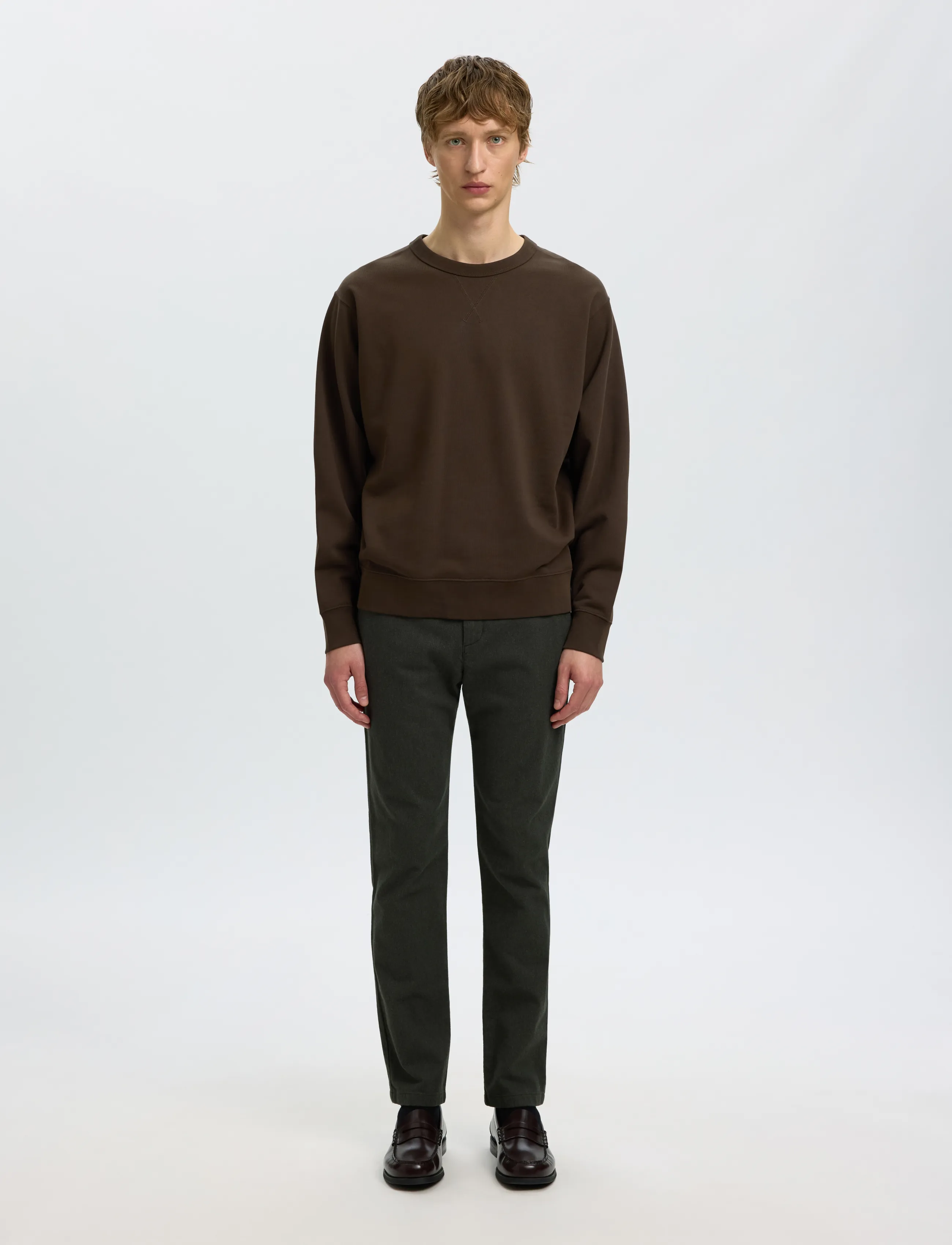 Selected - SLMRELAXLUKE LS SWEAT CREW NECK NOOS - shop efter anledning - delicioso - 3