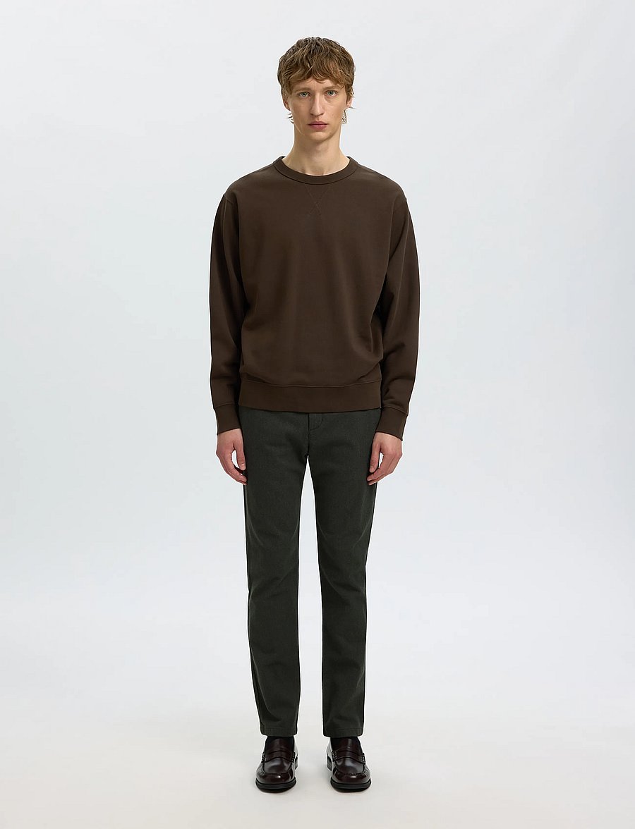 Selected - SLMRELAXLUKE LS SWEAT CREW NECK NOOS - shop efter anledning - delicioso - 3