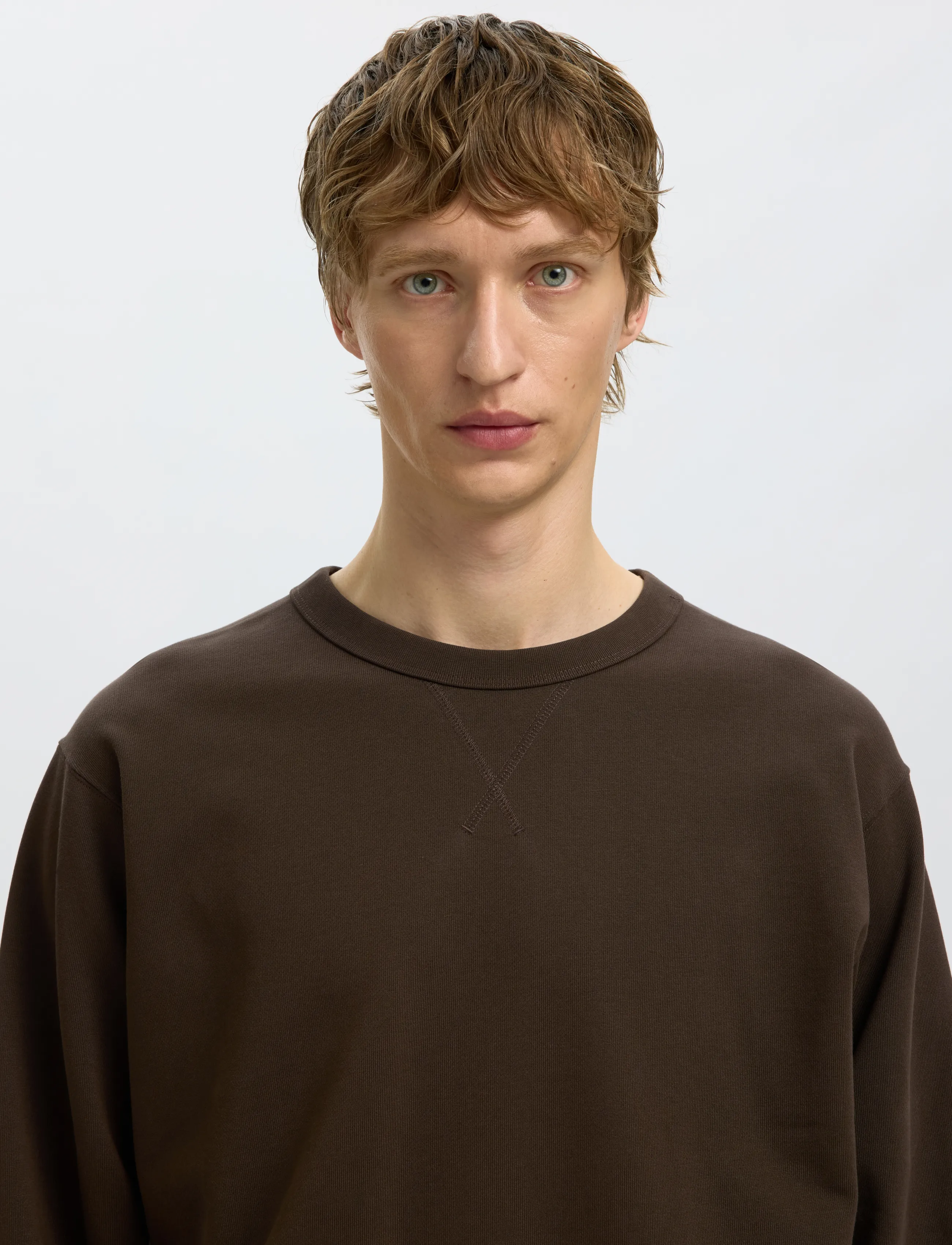 Selected - SLMRELAXLUKE LS SWEAT CREW NECK NOOS - shop efter anledning - delicioso - 4