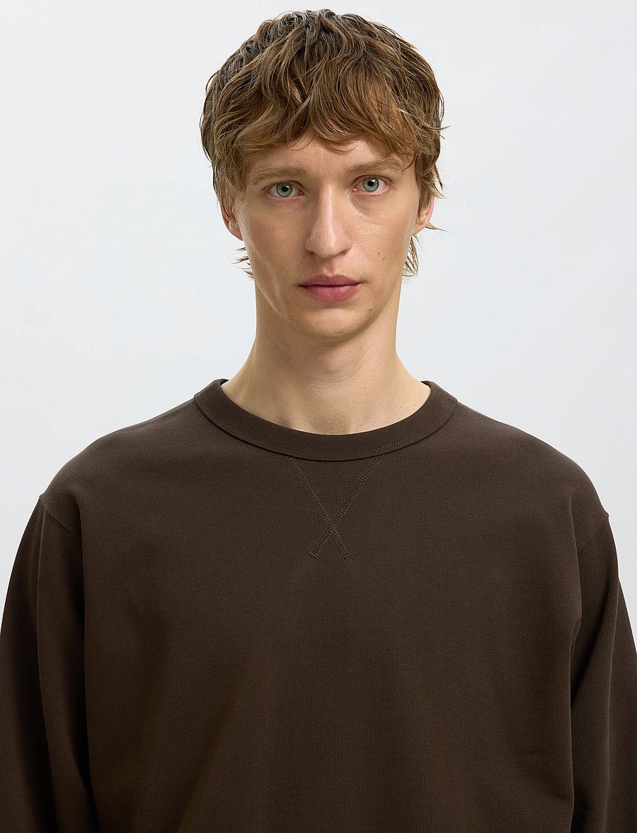 Selected - SLMRELAXLUKE LS SWEAT CREW NECK NOOS - shop efter anledning - delicioso - 4