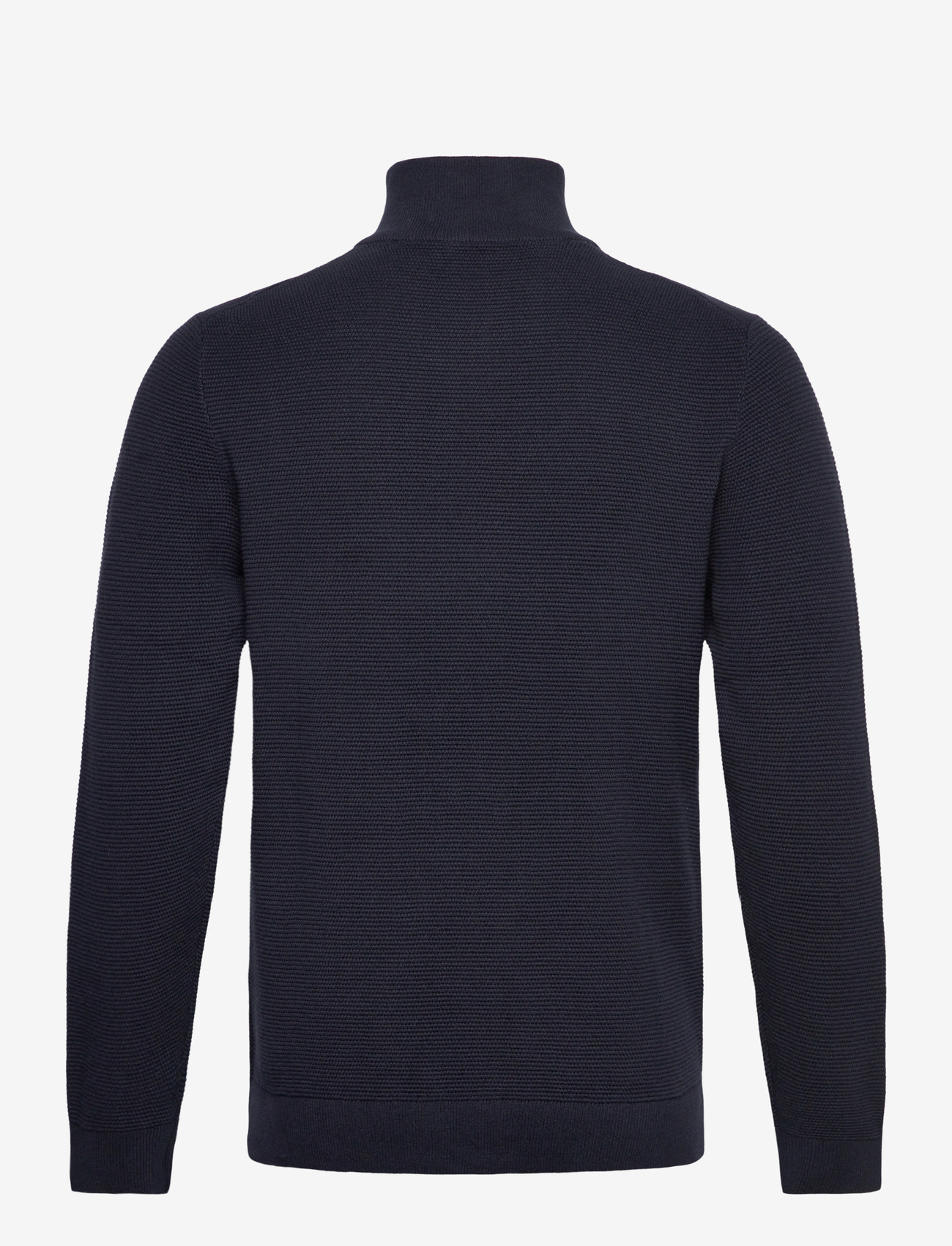 Selected - SLHROSS LS KNIT STRUCTURE HALF ZIP NOOS - halfzip strik - dark sapphire - 1