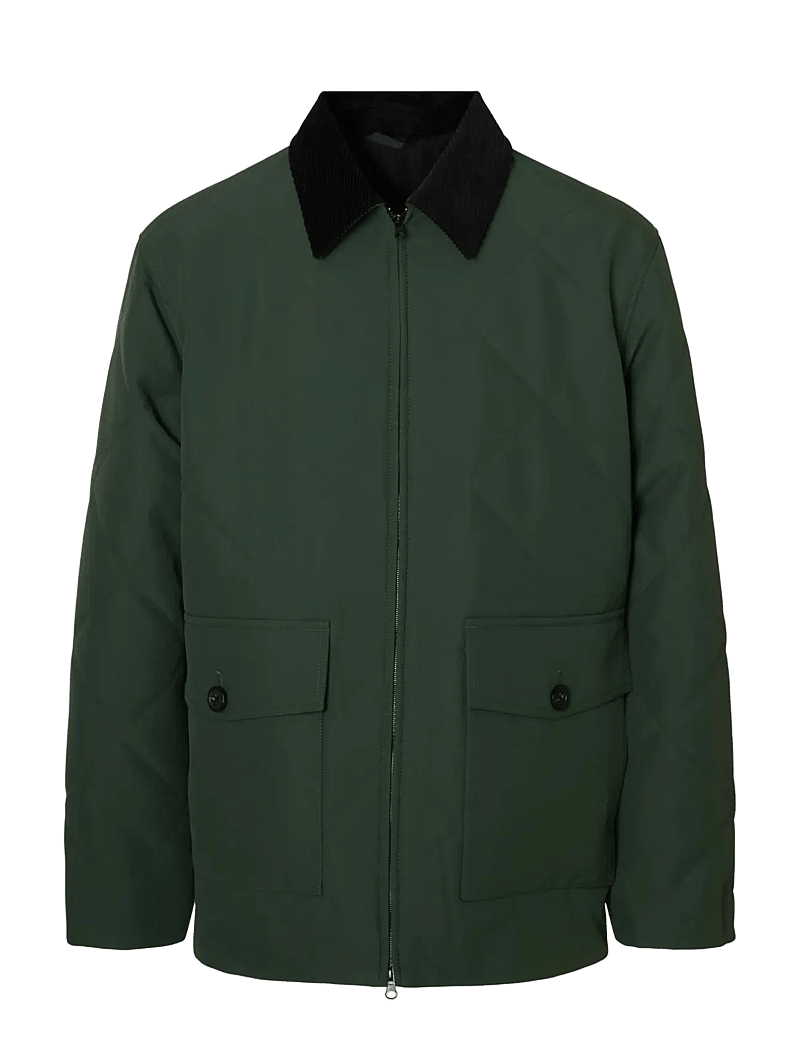 Selected - SLHCARLOS QUILTED JKT - herbstjacken - kalamata - 1