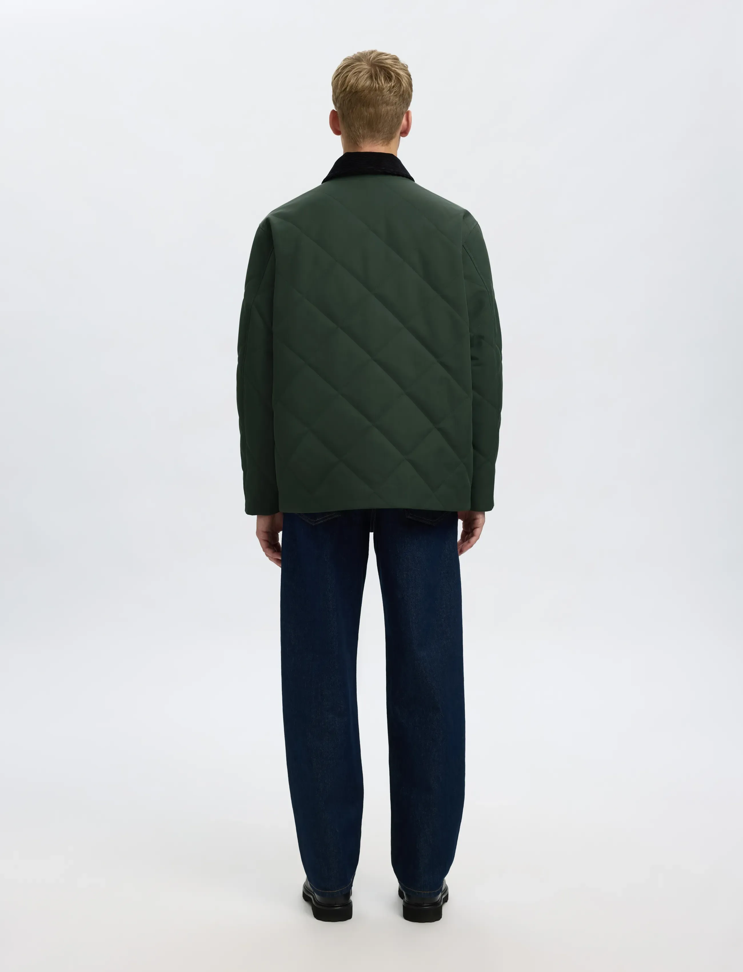 Selected - SLHCARLOS QUILTED JKT - forårsjakker - kalamata - 2