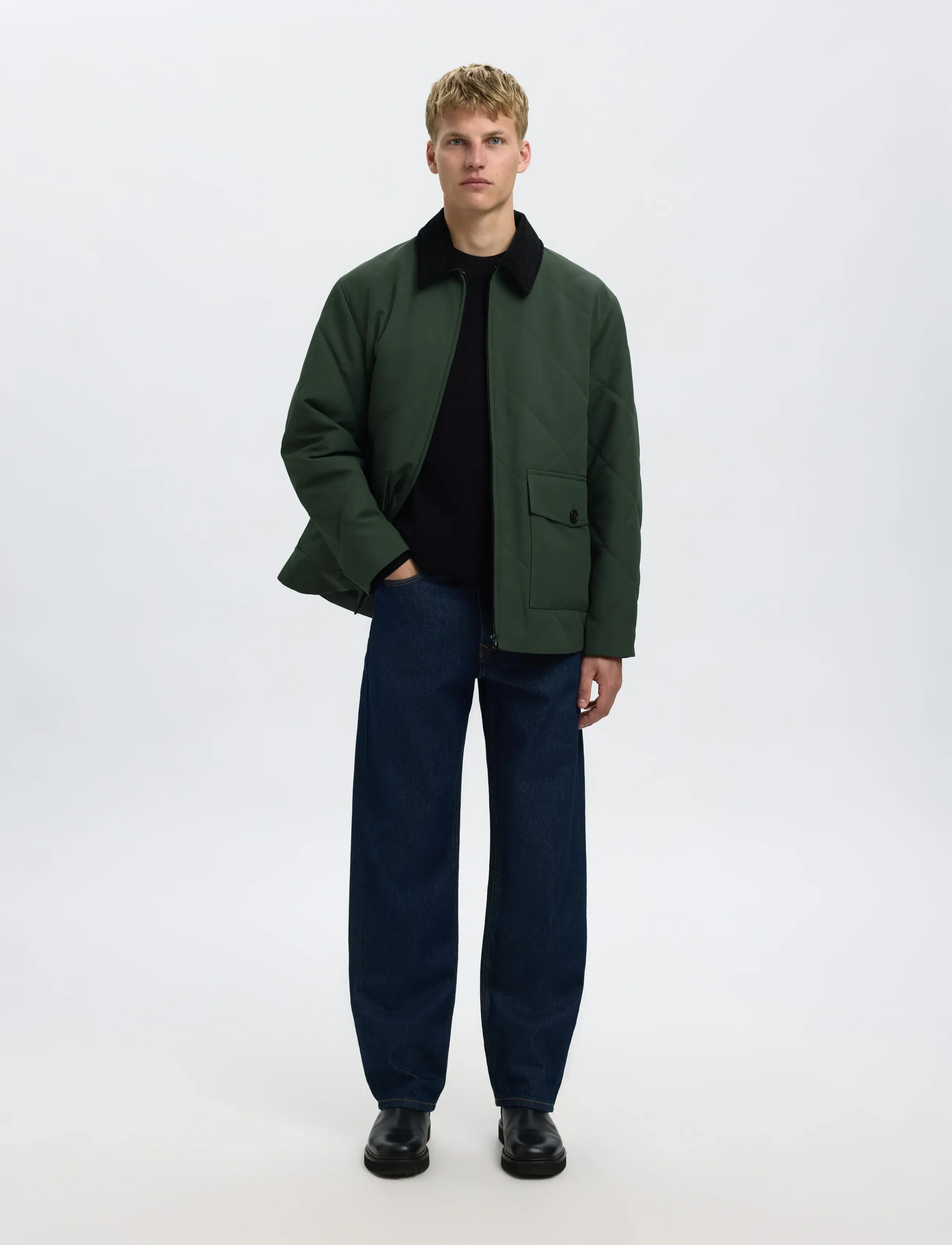 Selected - SLHCARLOS QUILTED JKT - vårjakker - kalamata - 5