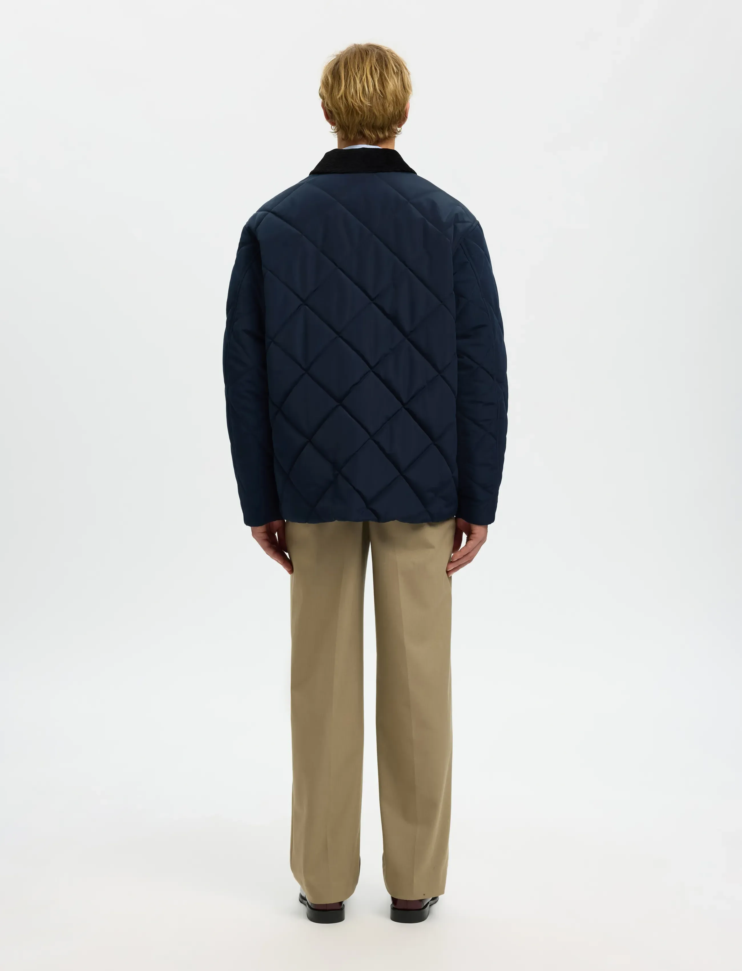 Selected - SLHCARLOS QUILTED JKT - frühlingsjacken - sky captain - 3
