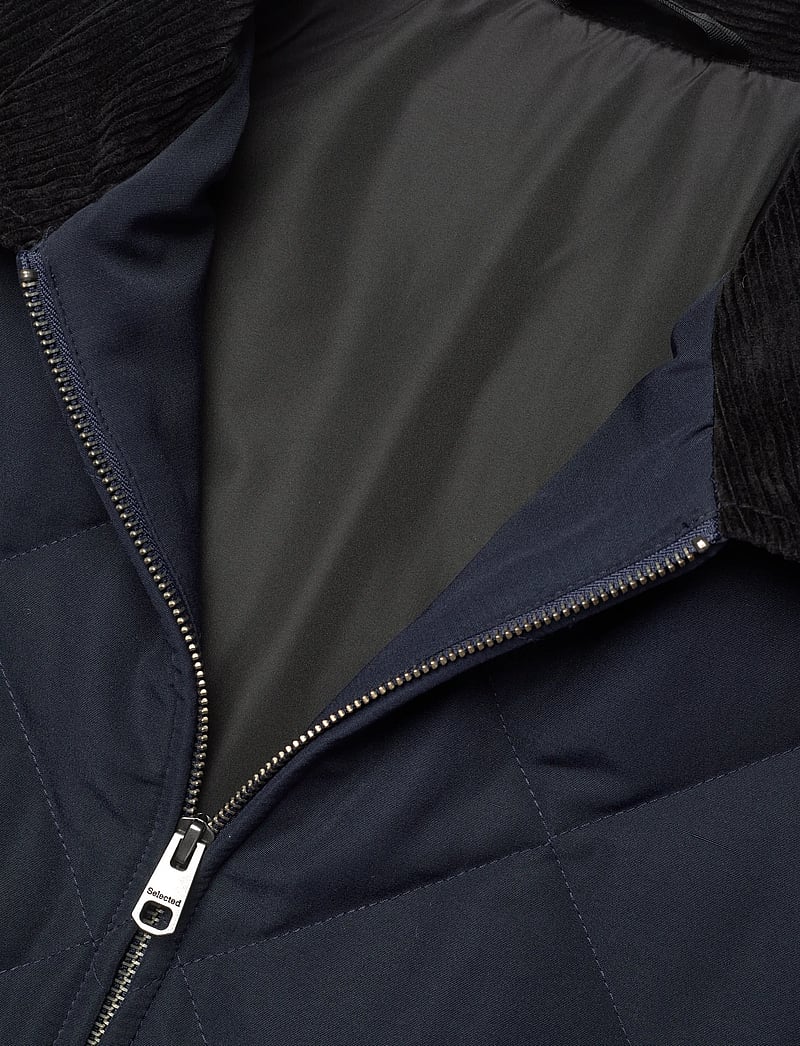 Selected - SLHCARLOS QUILTED JKT - herbstjacken - sky captain - 2