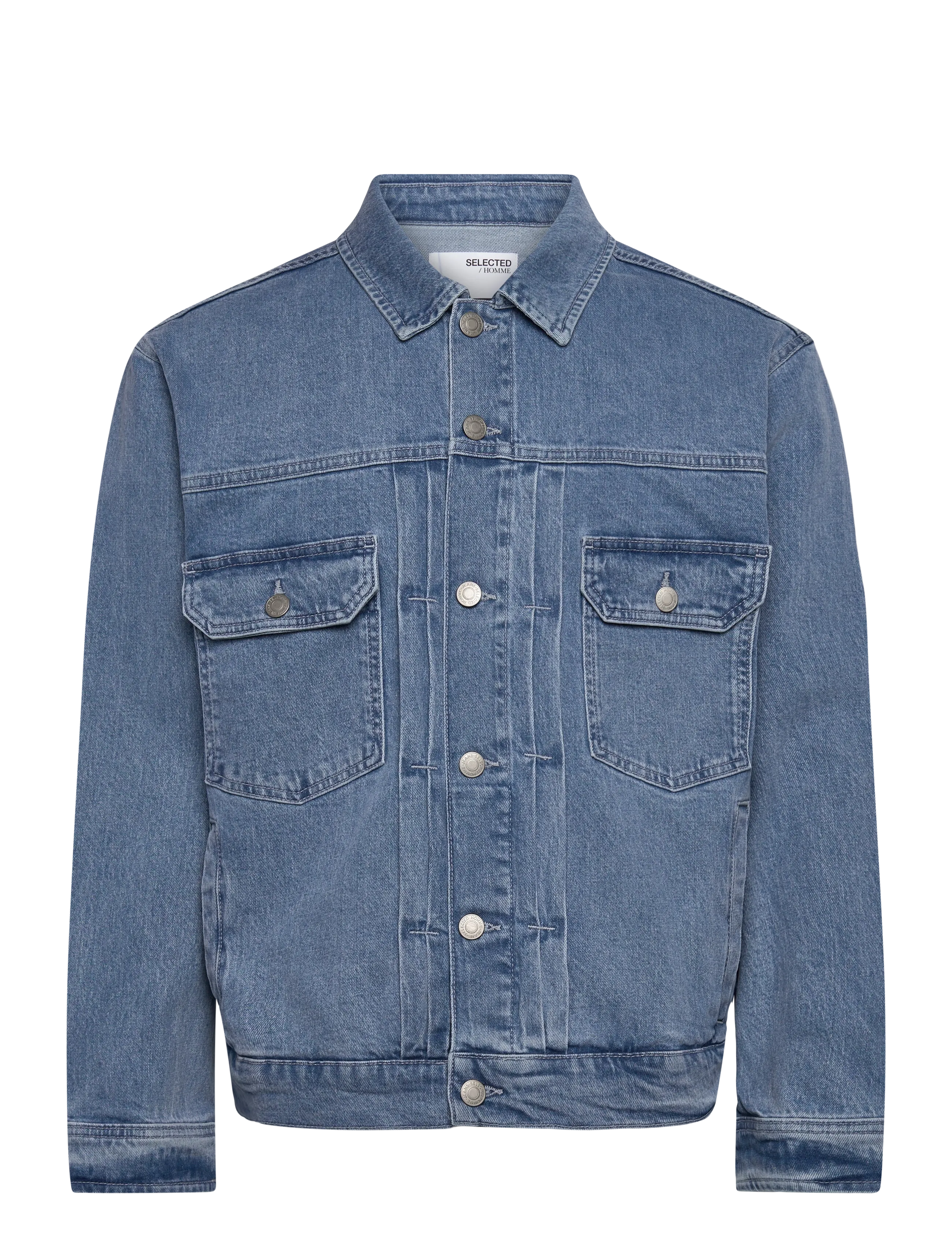 SLHJEREMY REG 301 LB DENIM JACKET EX - LIGHT BLUE DENIM