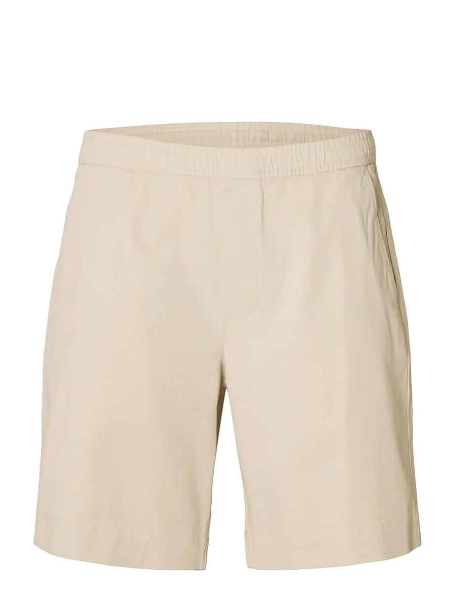 Selected - SLHREGULAR-HARVEY SUMMER SHORTS - freizeitshorts - oatmeal - 1