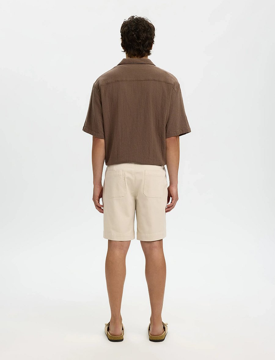 Selected - SLHREGULAR-HARVEY SUMMER SHORTS - freizeitshorts - oatmeal - 2