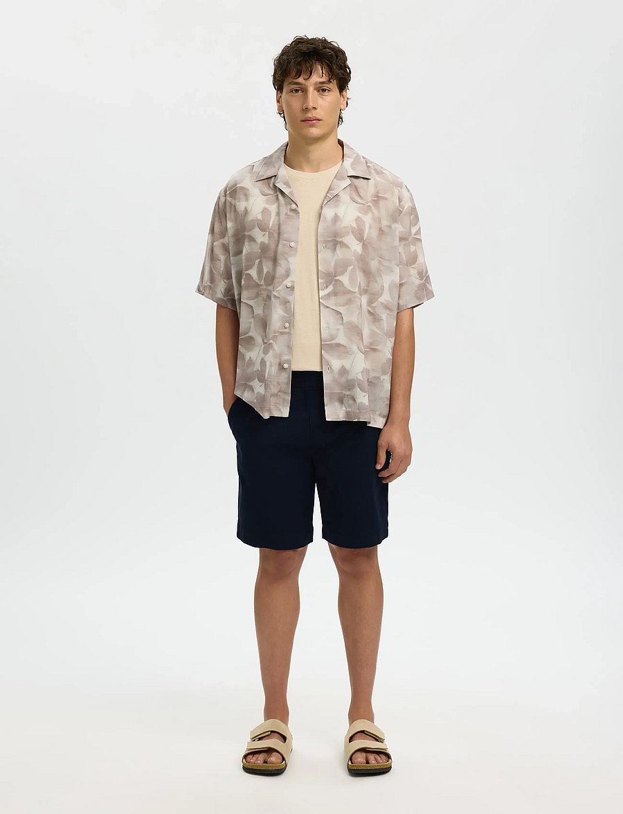 Selected - SLHREGULAR-HARVEY SUMMER SHORTS - casual shorts - sky captain - 3