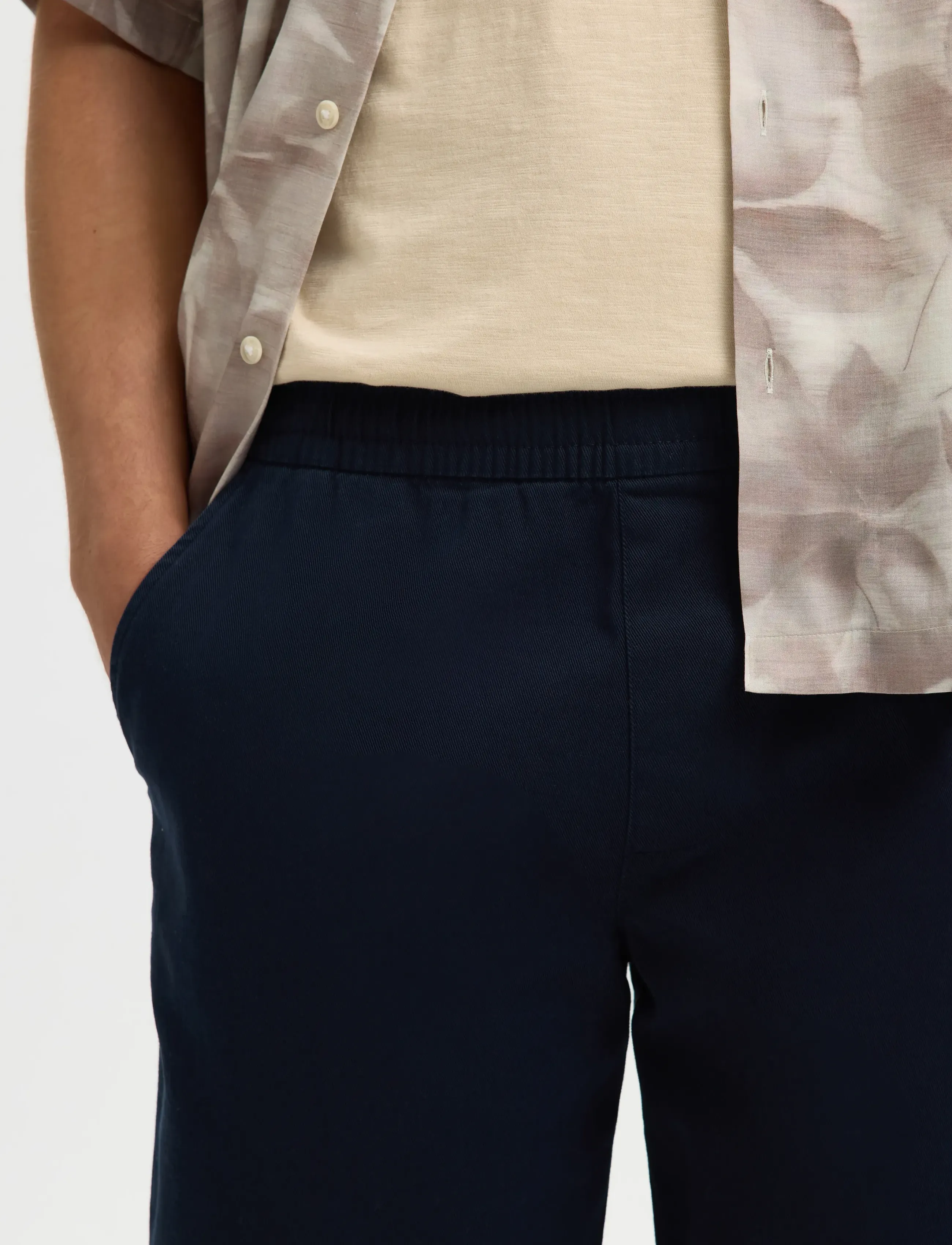 Selected - SLHREGULAR-HARVEY SUMMER SHORTS - hversdagsstuttbuxur - sky captain - 4