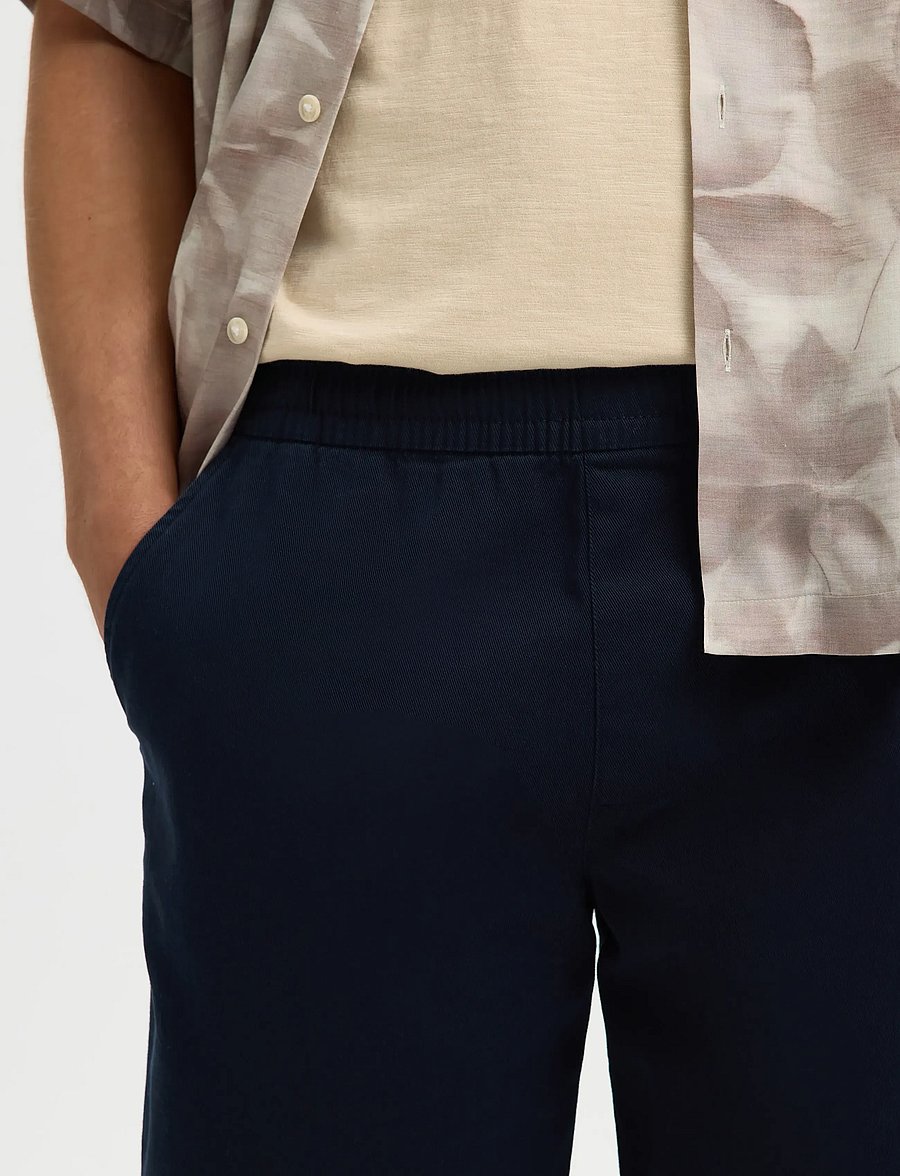 Selected - SLHREGULAR-HARVEY SUMMER SHORTS - casual shorts - sky captain - 4